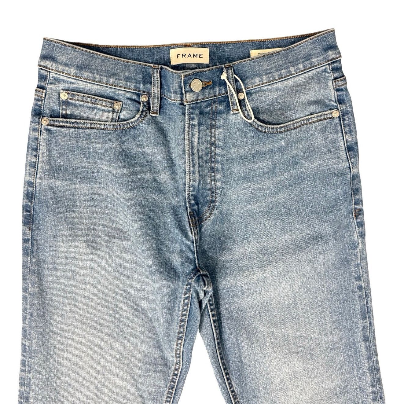 Frame Frame Modern Straight Elysian Blue Slim Jeans sz 31 x 32 NEW Size US 31 - 9 Thumbnail