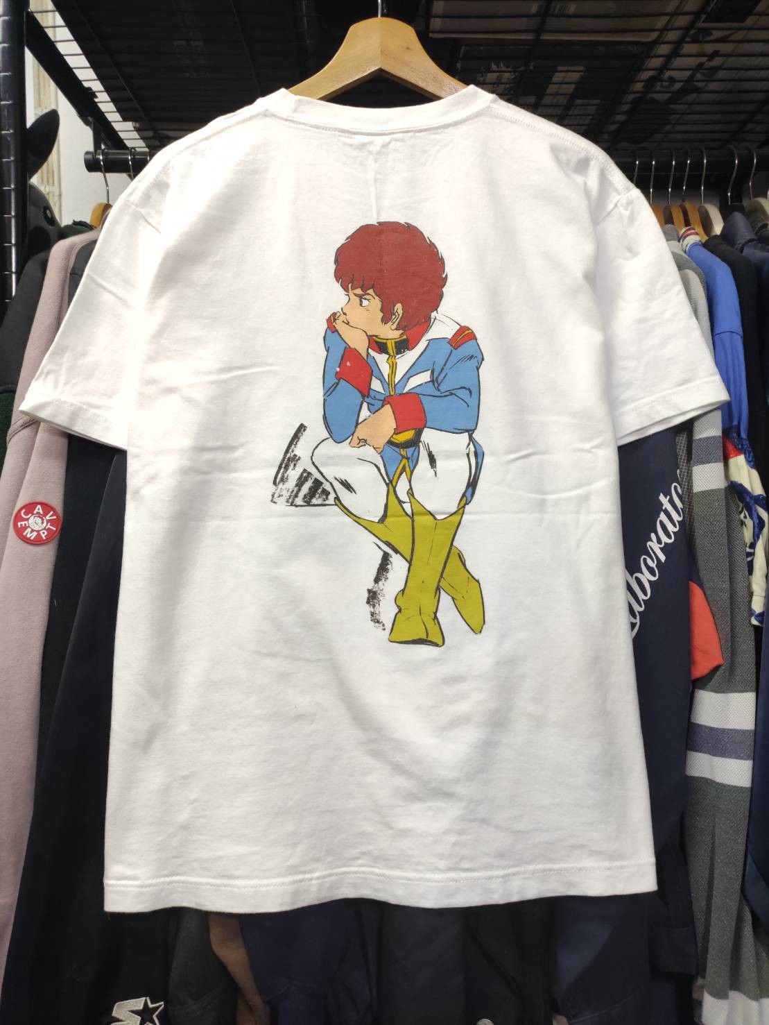 Anime Parco x Mobile Suit Gundam " Amuro " Character Promo T-Shirt Size US L / EU 52-54 / 3 - 2 Thumbnail