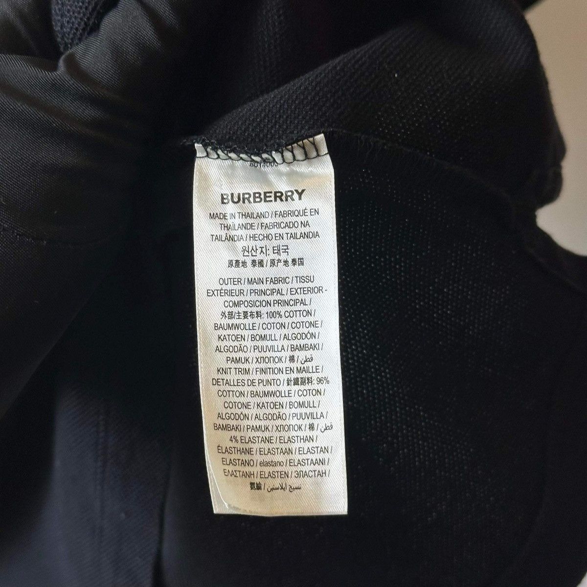 Burberry BURBERRY LOGO TB BLACK T SHIRT Size US M / EU 48-50 / 2 - 7 Thumbnail