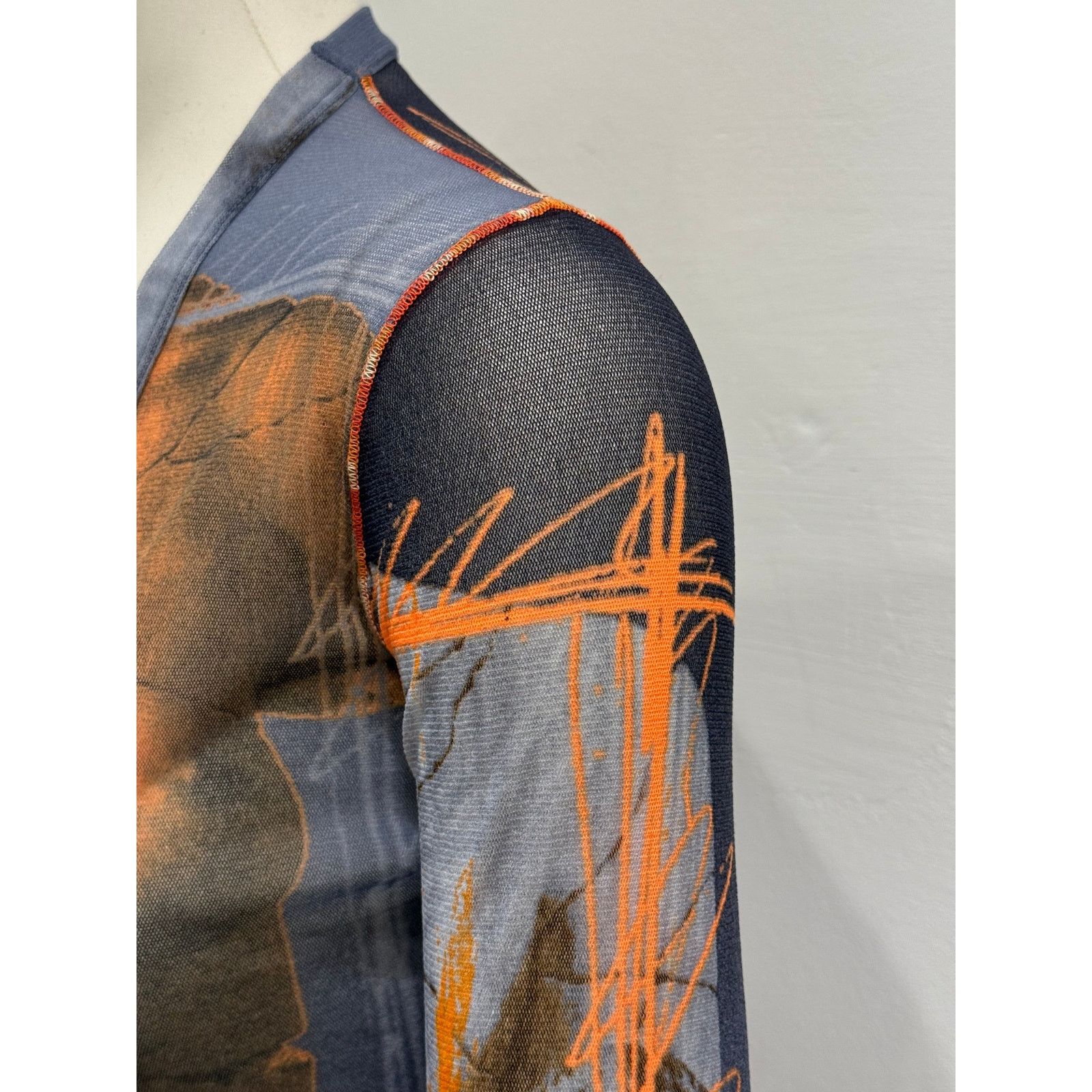 Jean Paul Gaultier S/S1999 Jean Paul Gaultier Venus de milo sheer cardigan top Size ONE SIZE - 6 Thumbnail