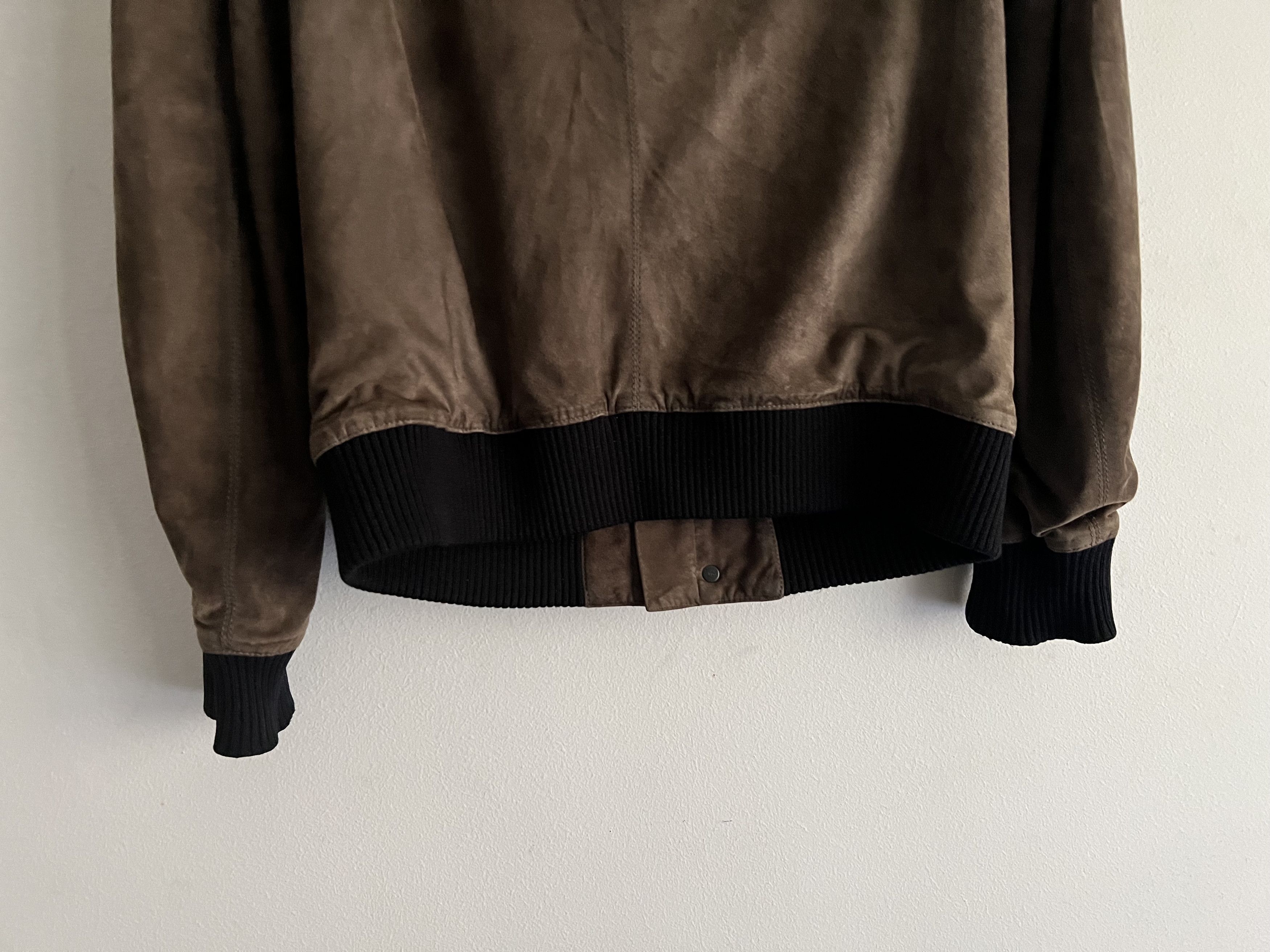 Dior × Hedi Slimane Suede Bomber Jacket Size US M / EU 48-50 / 2 - 11 Thumbnail