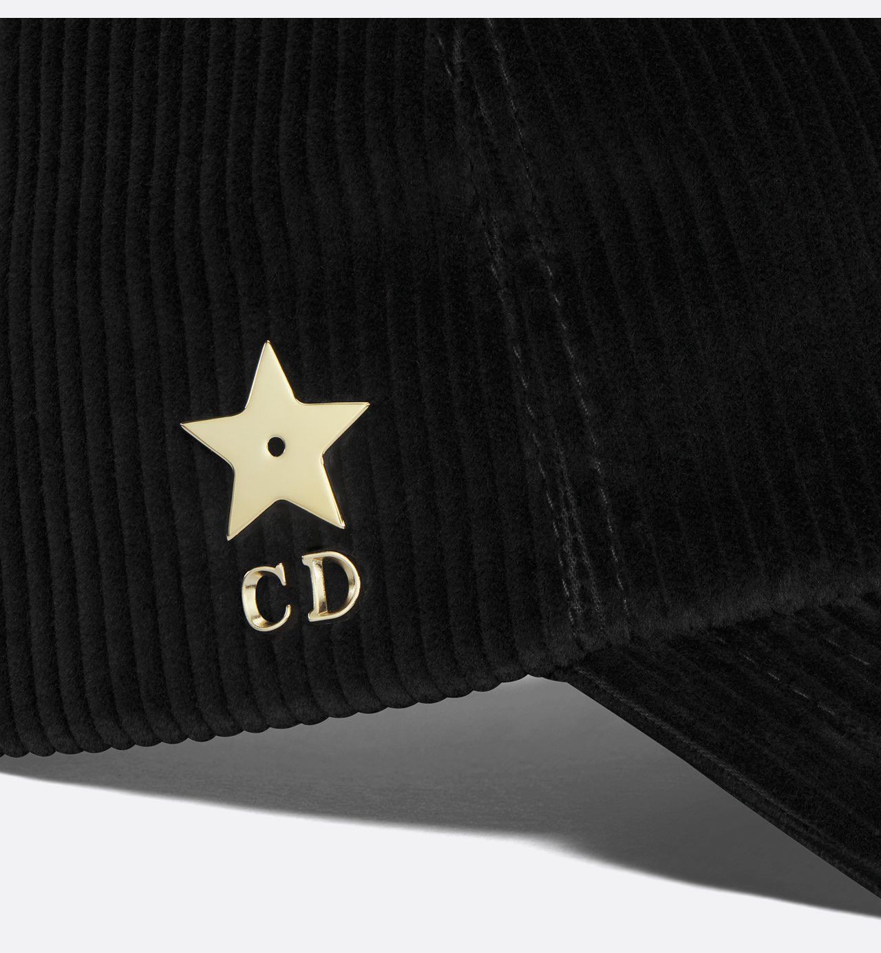 Dior Dior D-Player Cap Corduroy Black Size ONE SIZE - 6 Thumbnail