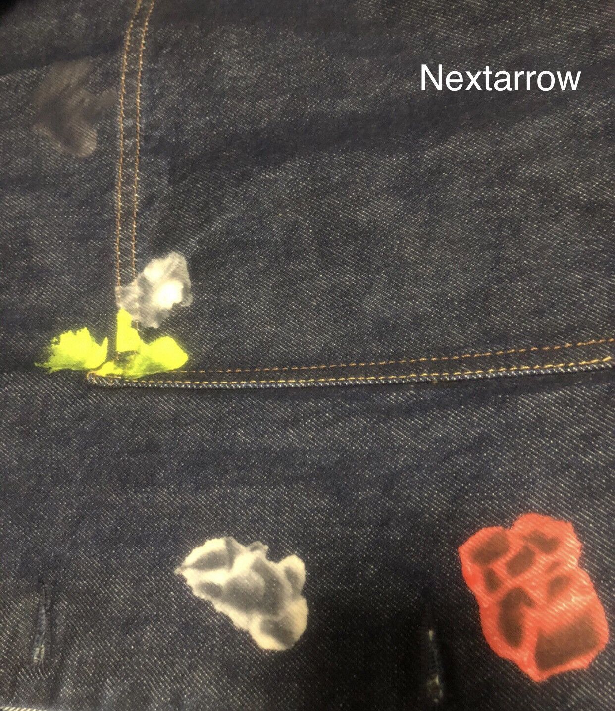 Acne Studios Acne studios Loose denim print jacket 2412-Nextarrow Size US M / EU 48-50 / 2 - 2 Thumbnail