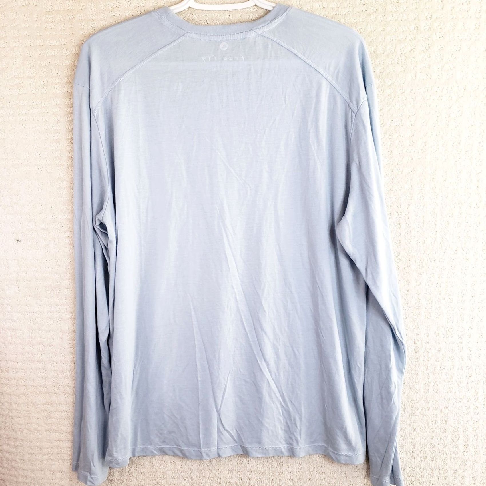 Vintage Free Fly Bamboo Long Sleeve T Shirt Men XL Blue Wicking Stretch Crew Fishing J&J Size US XL / EU 56 / 4 - 6 Thumbnail