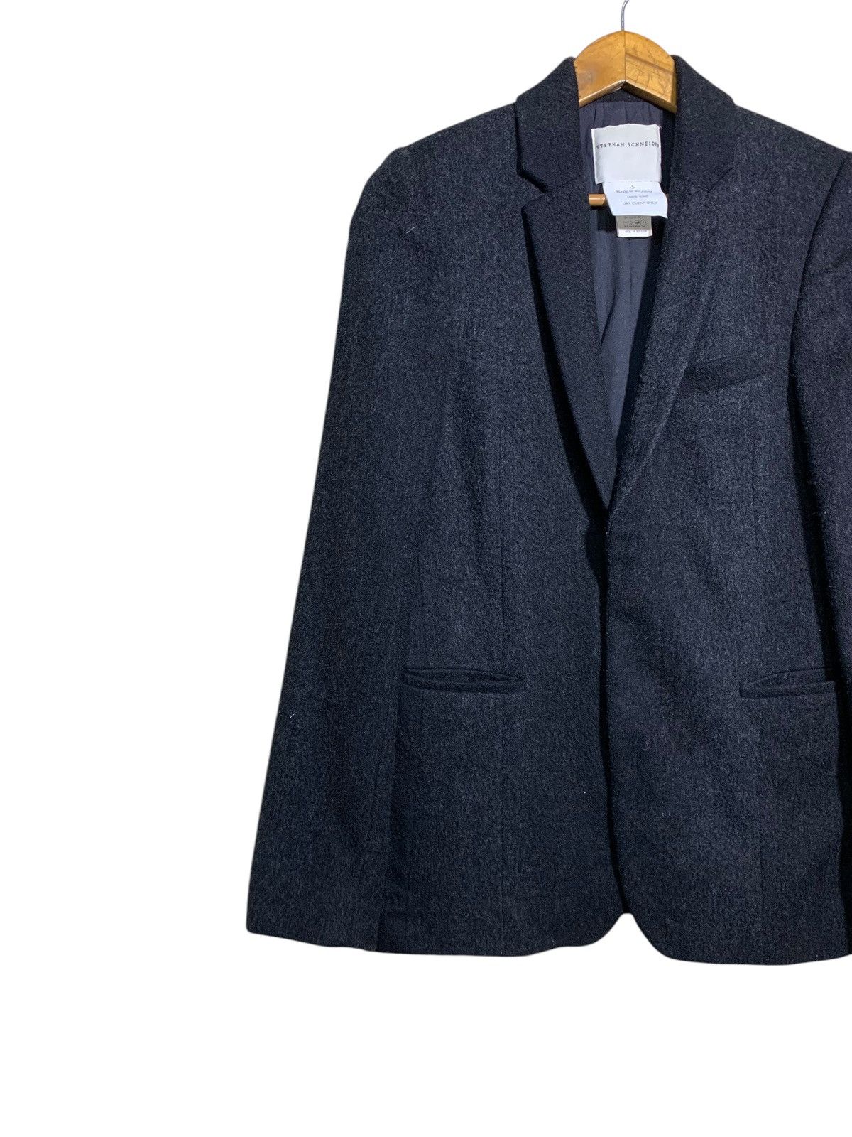 Stephan Schneider 🔥STEPHEN SCHENEIDER DARK GREY WOOL JACKETS Size US S / EU 44-46 / 1 - 2 Thumbnail