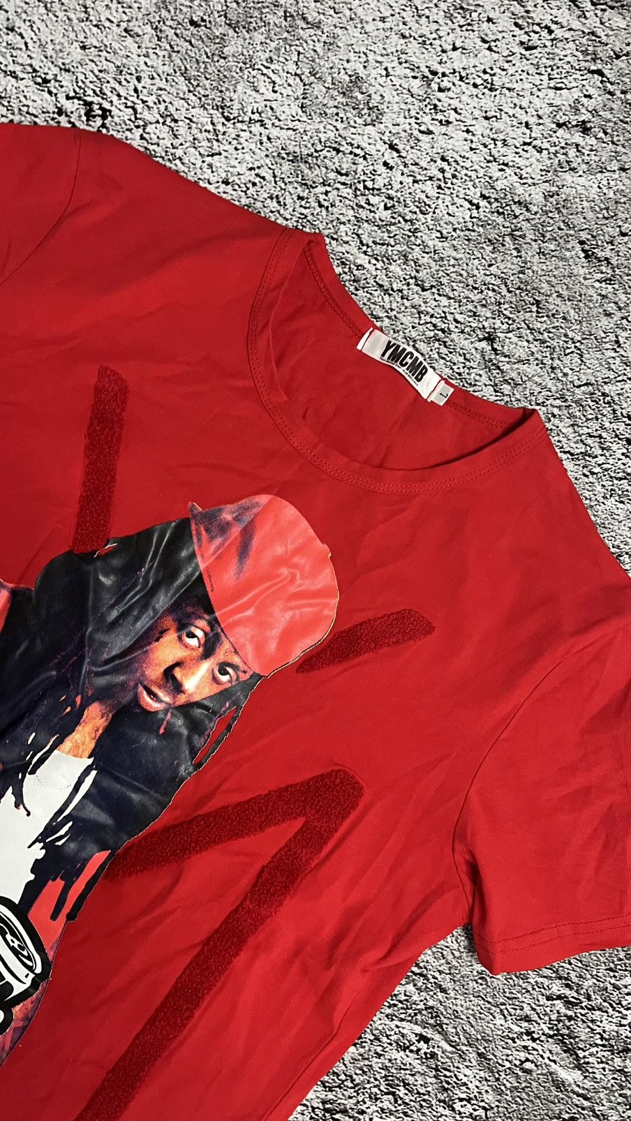 Lil Wayne × Vintage YMCMB Lil Wayne Young millionaire Y2K style velour logo tee Size US L / EU 52-54 / 3 - 3 Thumbnail