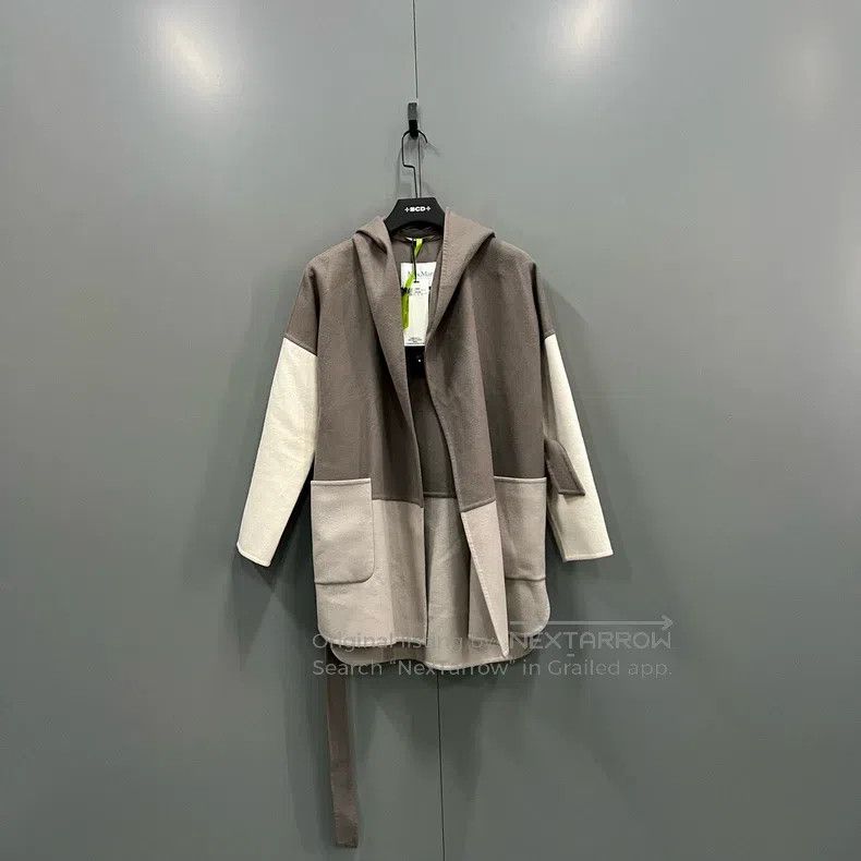 Max Mara Max Mara Patchwork Contrasting Hooded Coat Size M / US 6-8 / IT 42-44 - 1 Thumbnail