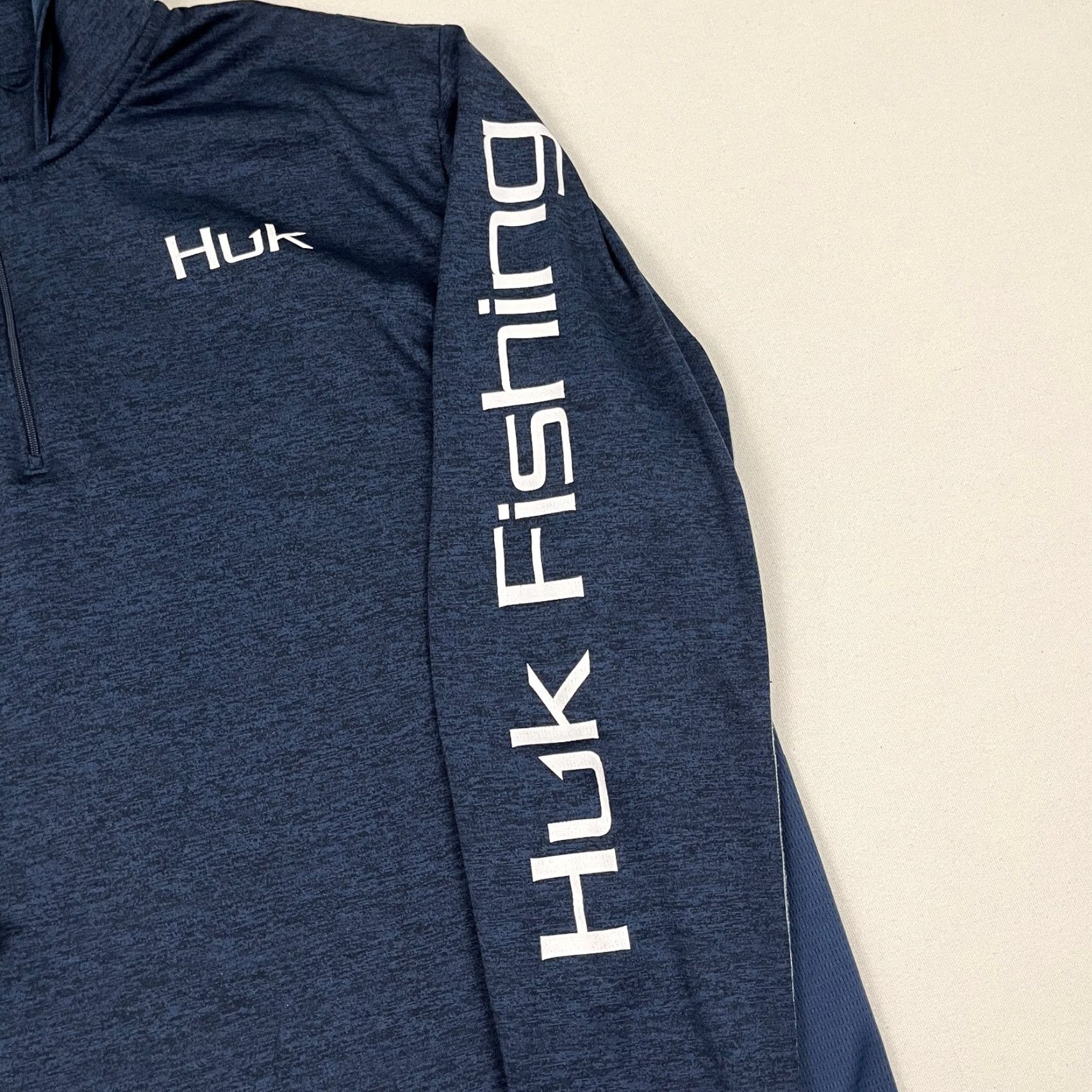 Vintage Huk Icon Coldfront Hoodie Mens 2XL Blue Performance Fishing Quarter Zip Pullover Jacket Size US XXL / EU 58 / 5 - 4 Thumbnail
