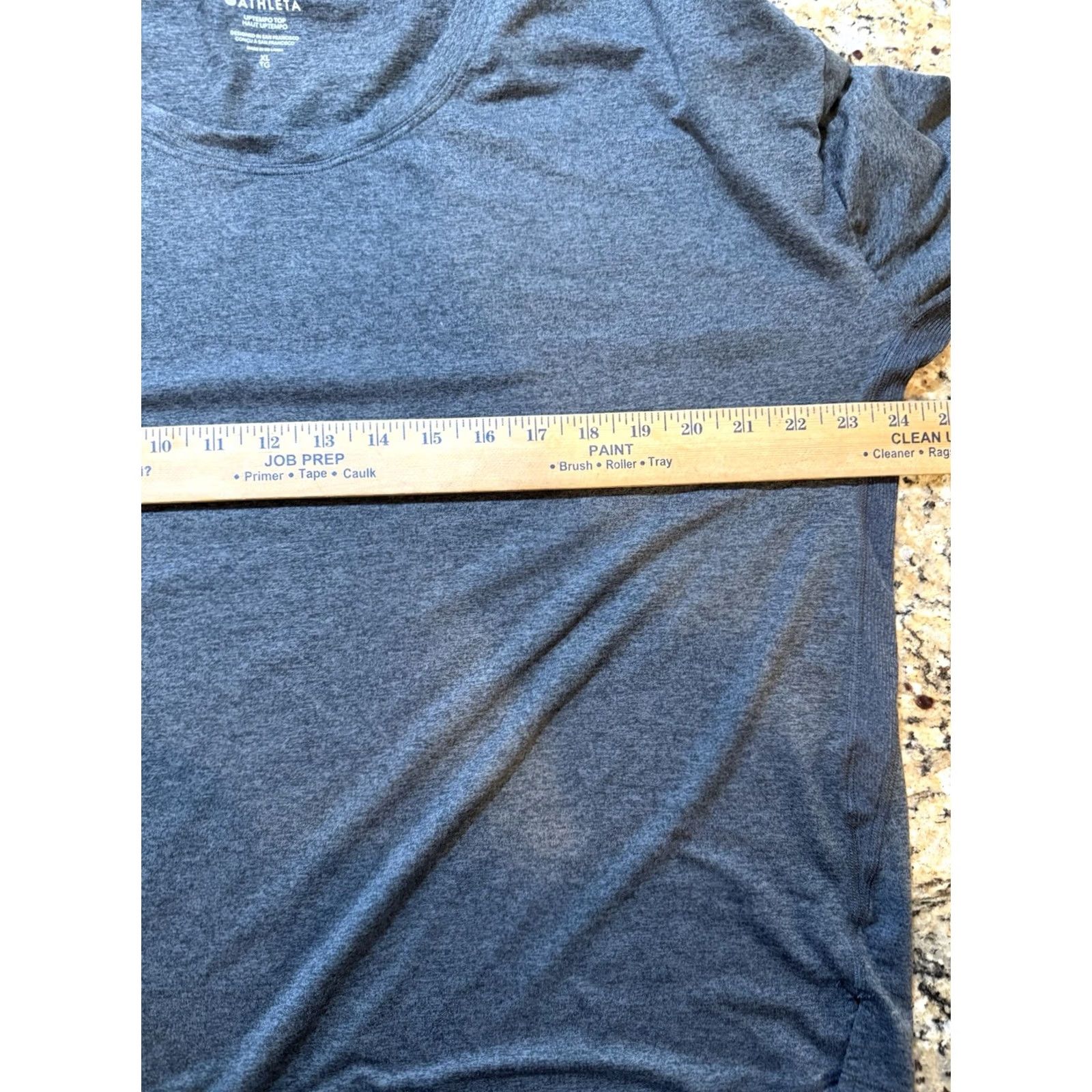 Athleta VINTAGE Athleta Uptempo Heather gray long sleeve athletic active gym athleisure top XL Womens XS? Size XL / US 12-14 / IT 48-50 - 4 Thumbnail