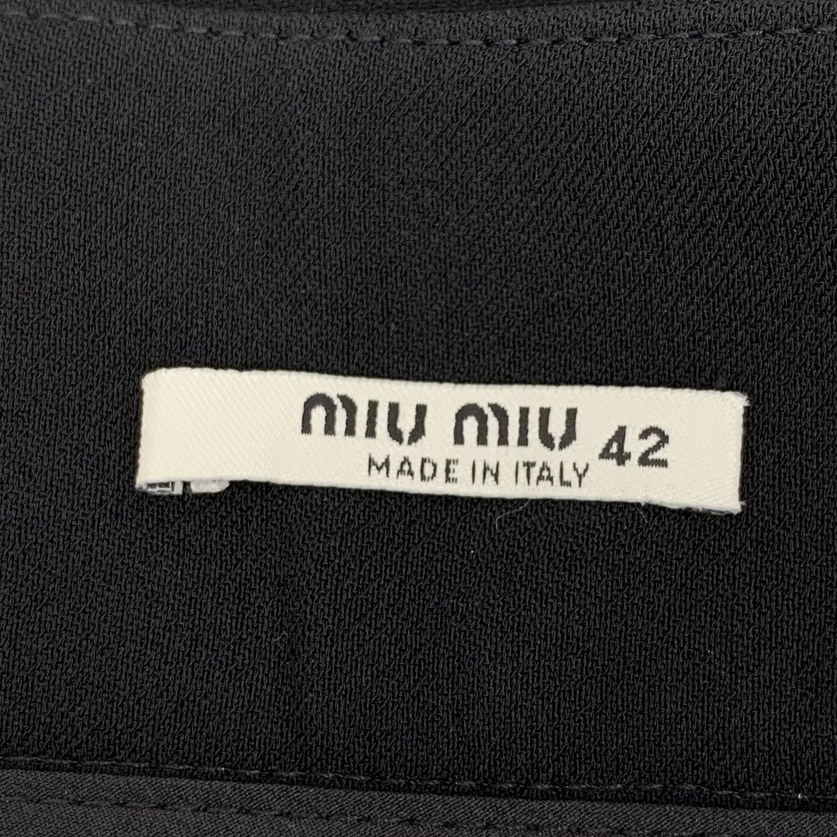 Miu Miu Miu Miu Black Ruffled Trim Casual Mini Skirt K26WX Size 28" / US 6 / IT 42 - 5 Thumbnail