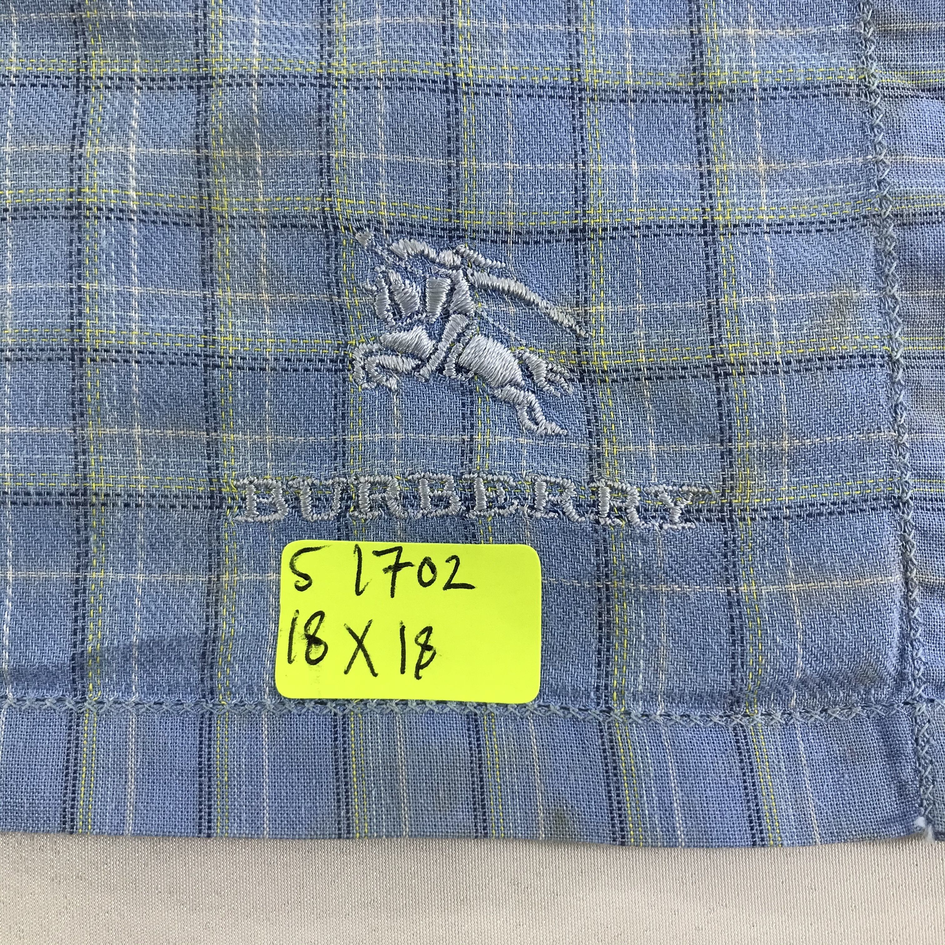 Burberry × Vintage Burberry Bandana / Handkerchief / Neckerchief - S1702 Size ONE SIZE - 5 Thumbnail