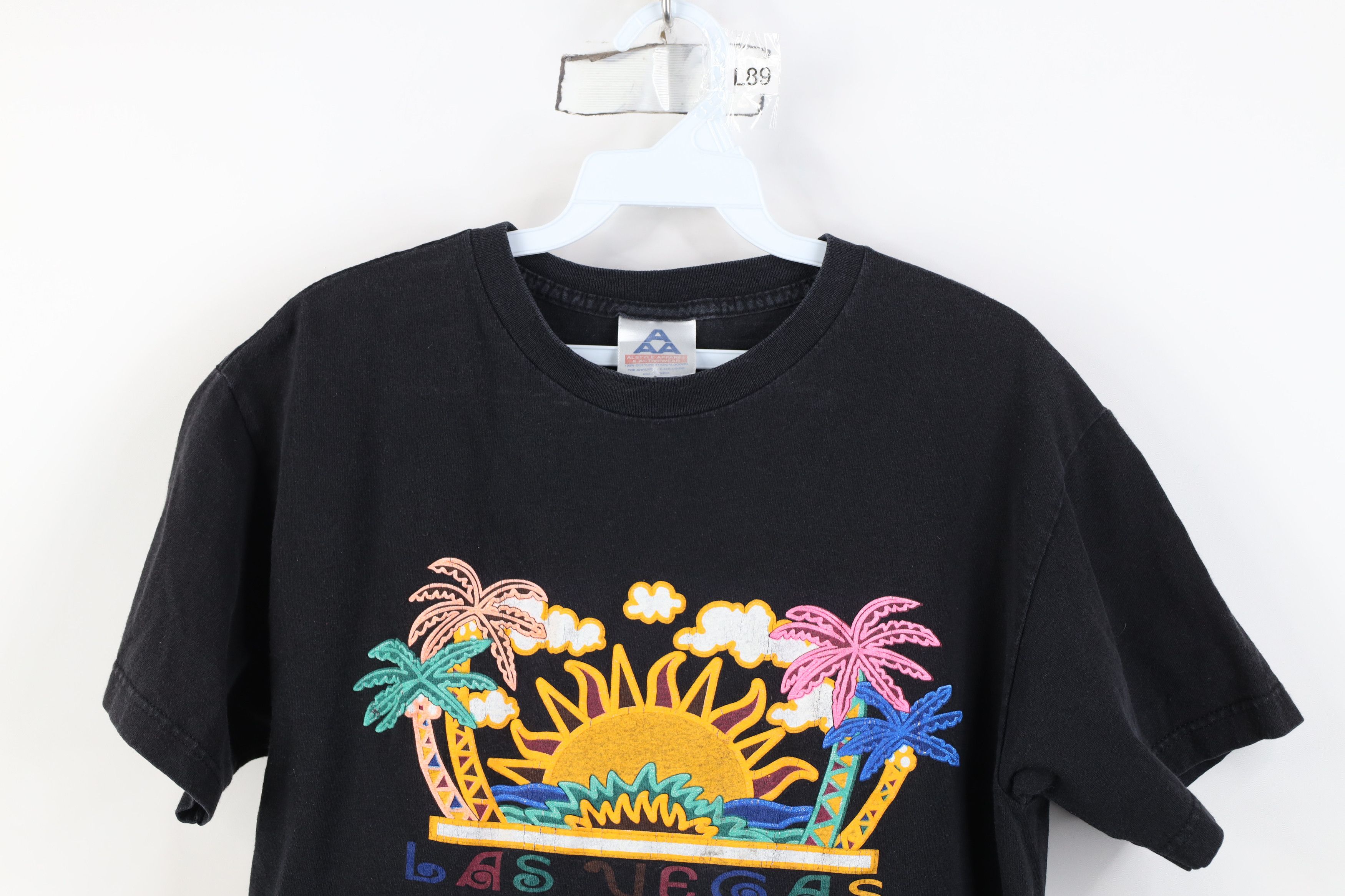 Vintage Vintage 90s Streetwear Las Vegas Nevada Beach Sun T-Shirt Size M / US 6-8 / IT 42-44 - 2 Thumbnail