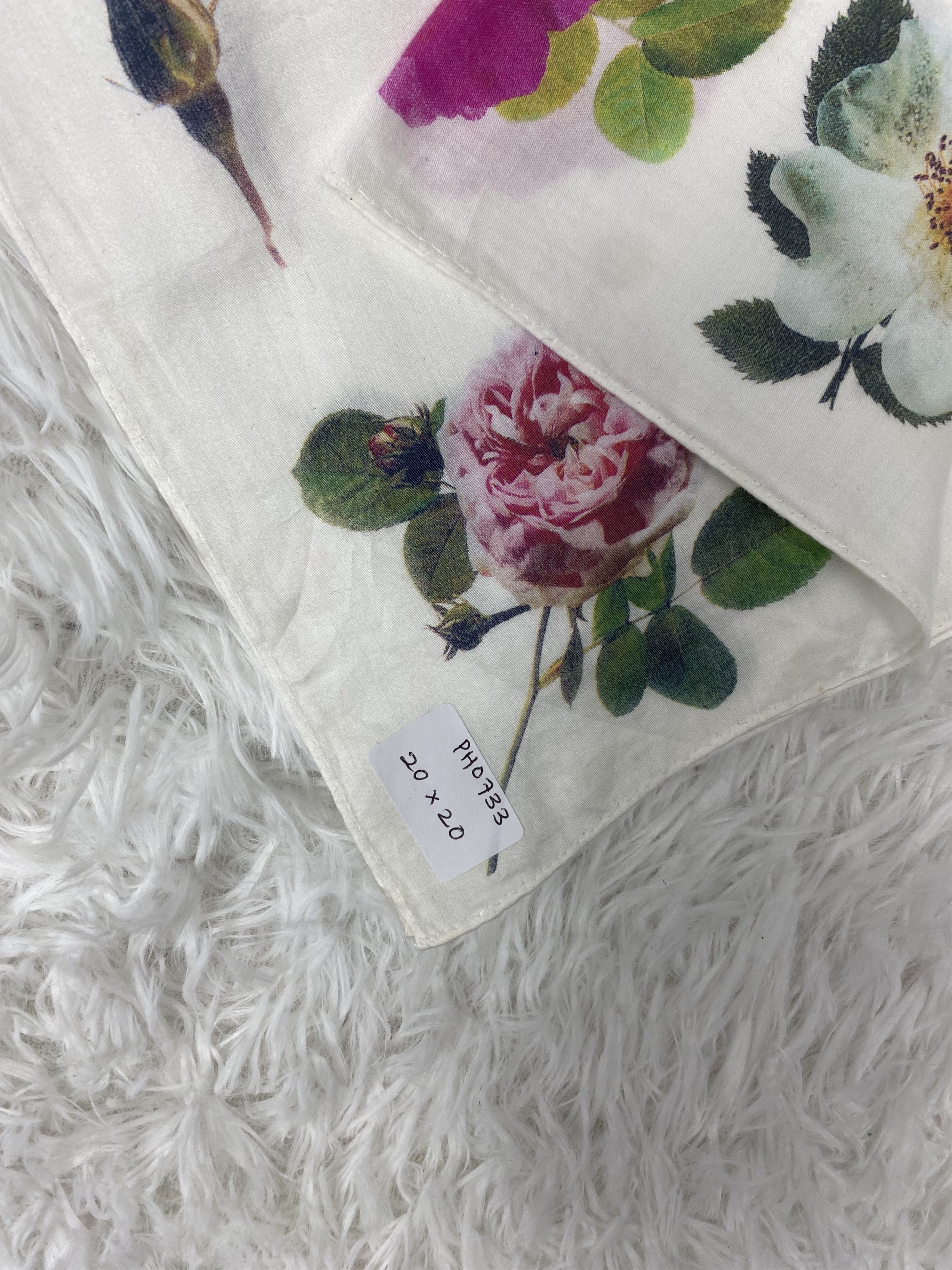 Designer × Vintage Vintage Gallarie Stagione Handkerchief Neckerchief PH0733 Size ONE SIZE - 2 Thumbnail