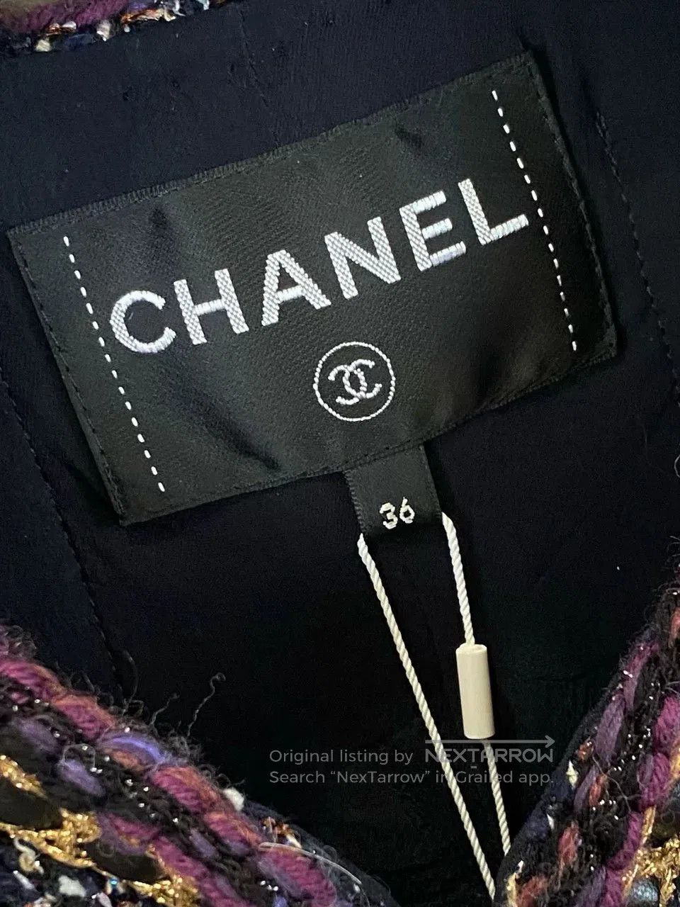 Chanel Chanel 21A Castle Berry Embroidered Jacket. Size US L / EU 52-54 / 3 - 5 Thumbnail