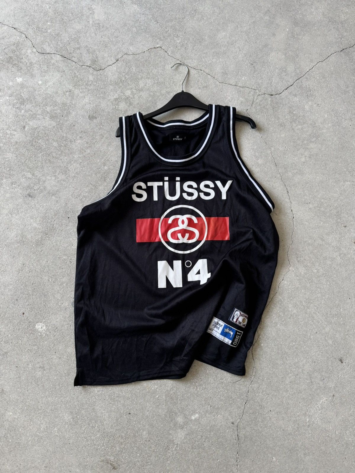 Vintage Stussy Jersey Basketball