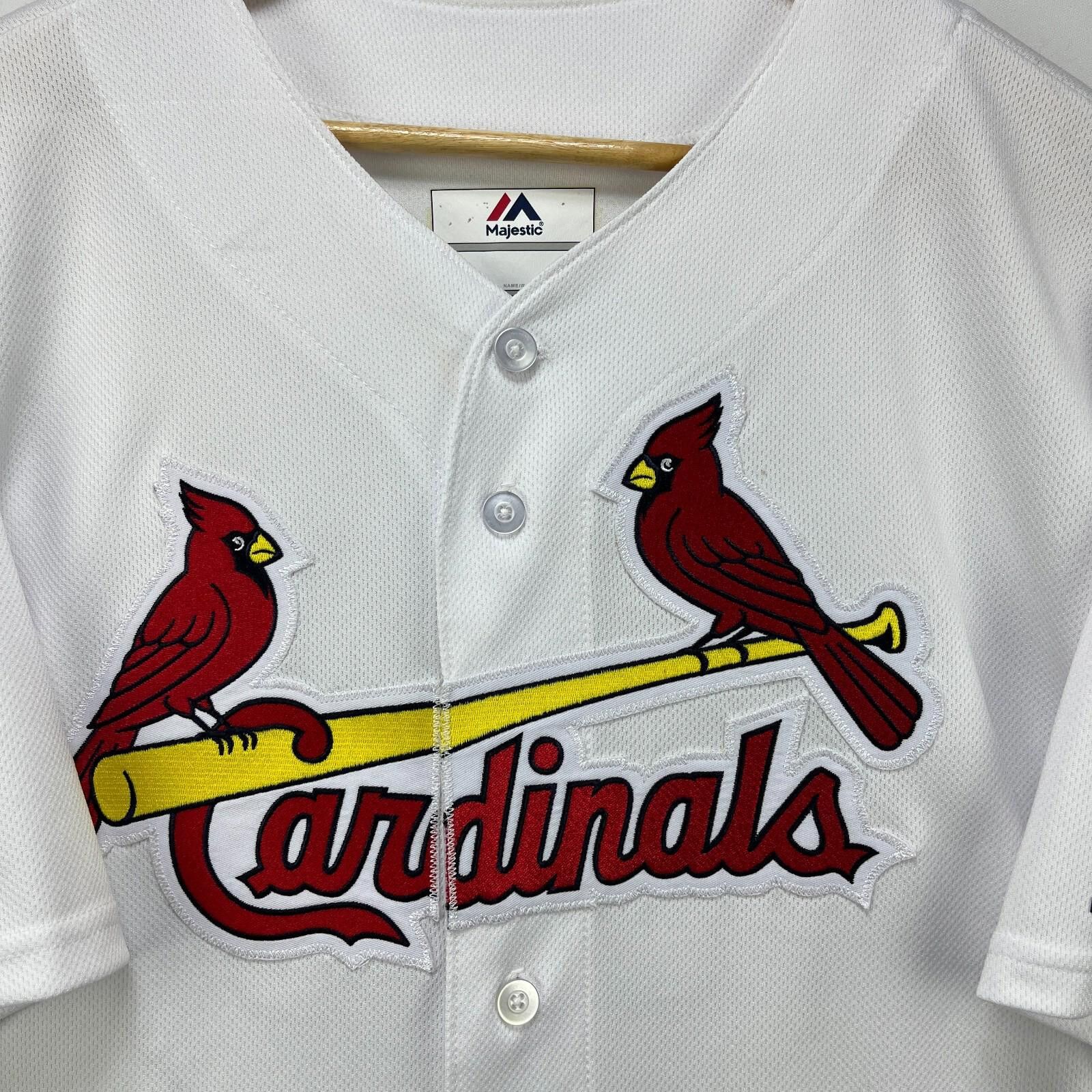 Majestic Vintage St Louis Cardinals Majestic Jersey Cool Base 66 XL Size ONE SIZE - 3 Thumbnail