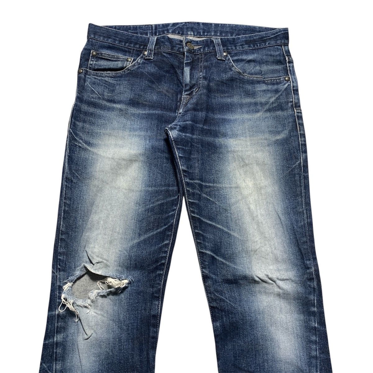 Tornado Mart Distressed Tornado Mart ifsix LGB KMRII Washed Jeans Pant Size US 32 / EU 48 - 2 Thumbnail