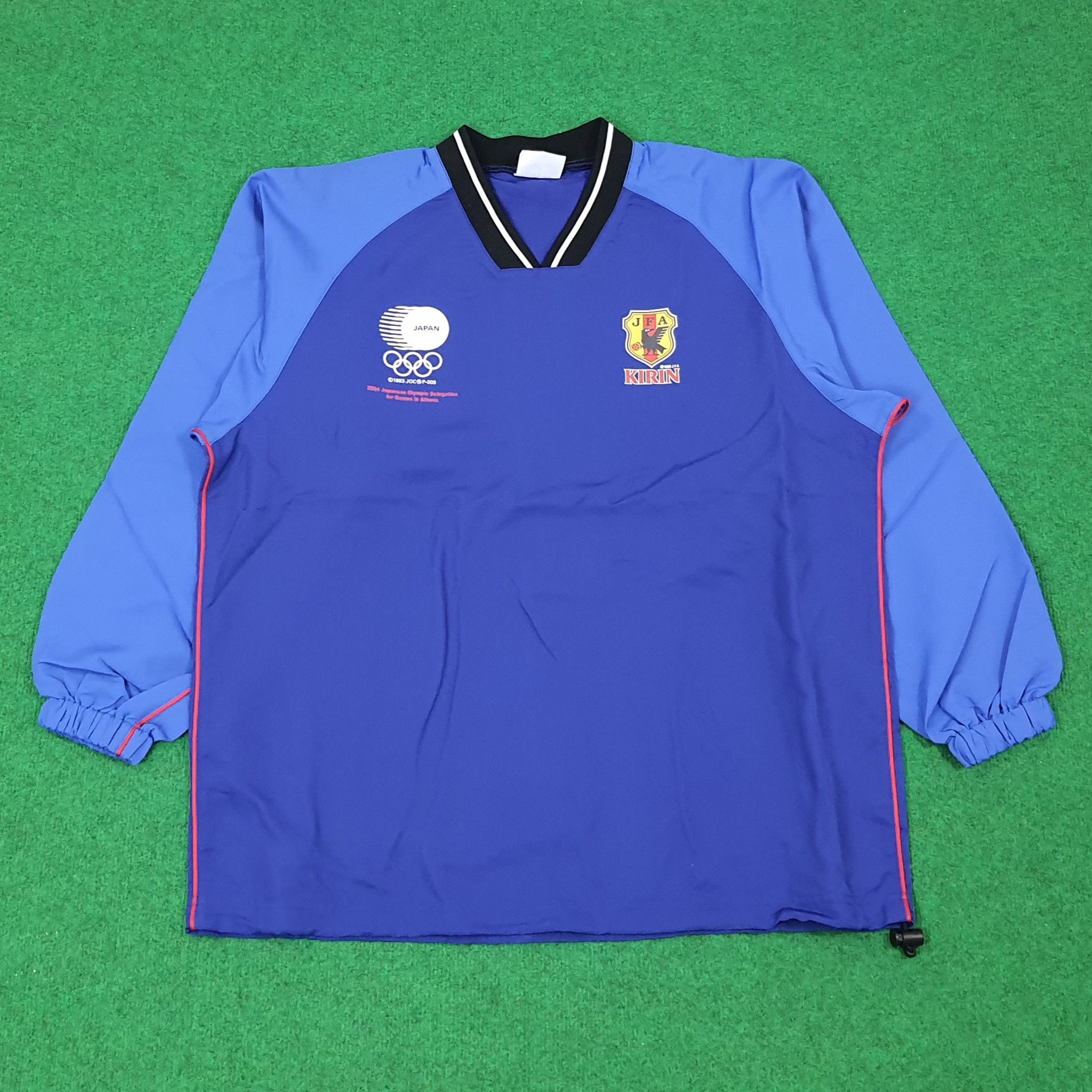Japanese Brand Vintage 2004 Japan Olympic Games Jersey C242N10 Size US XL / EU 56 / 4 - 1 Thumbnail