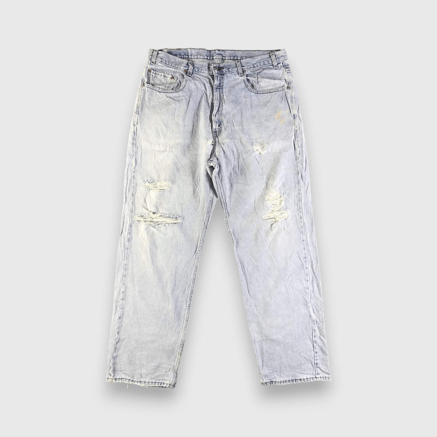 Levi's 90s Vintage Light Wash Levis 569 Jeans-J3296 Size US 39 - 1 Thumbnail
