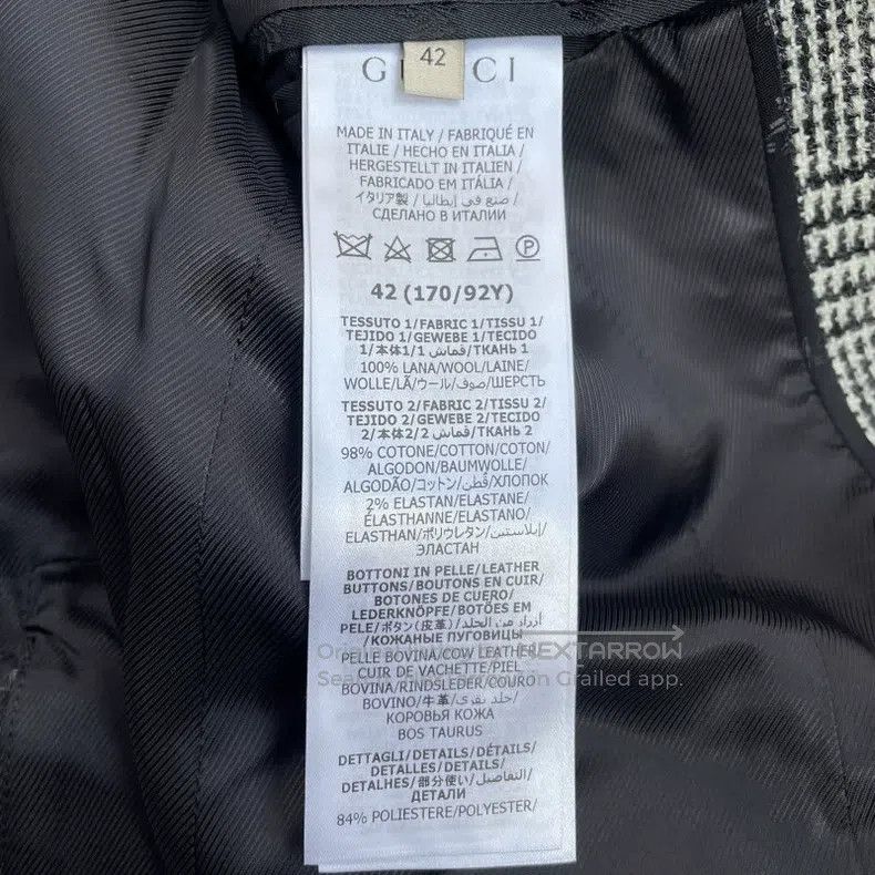 Gucci Gucci FW22 Plaid Printed Lapel Single-breasted Jacket Size M / US 6-8 / IT 42-44 - 7 Thumbnail