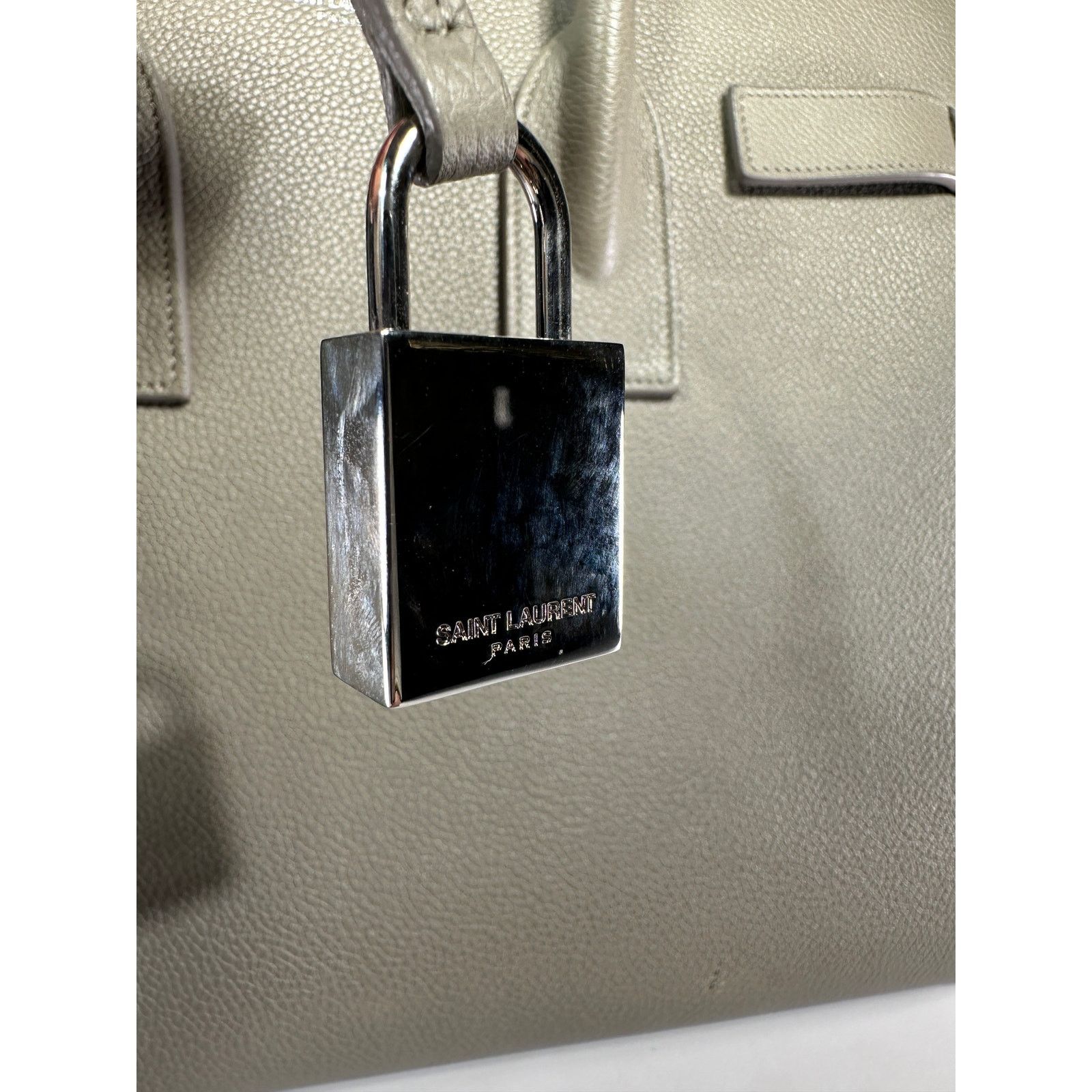 Yves Saint Laurent YVES SAINT LAURENT YSL Classic Sac De Jour Baby Tote Beige Size ONE SIZE - 5 Thumbnail