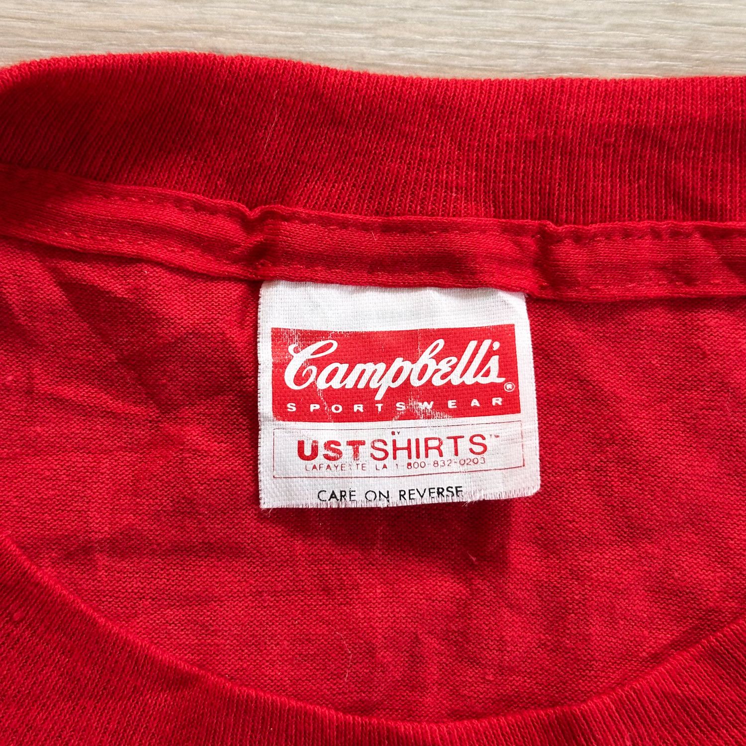 Vintage 1988 Campbell's Soup promo t shirt size L andy warhol Size US L / EU 52-54 / 3 - 4 Thumbnail
