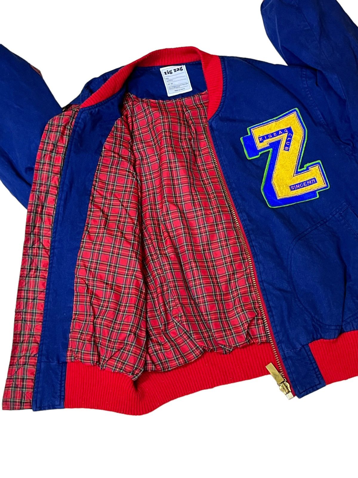 Japanese Brand RARE🔥ZIG ZAG MADE IN TOKYO BIG SPELL BOMBERS JACKET Size US L / EU 52-54 / 3 - 3 Thumbnail