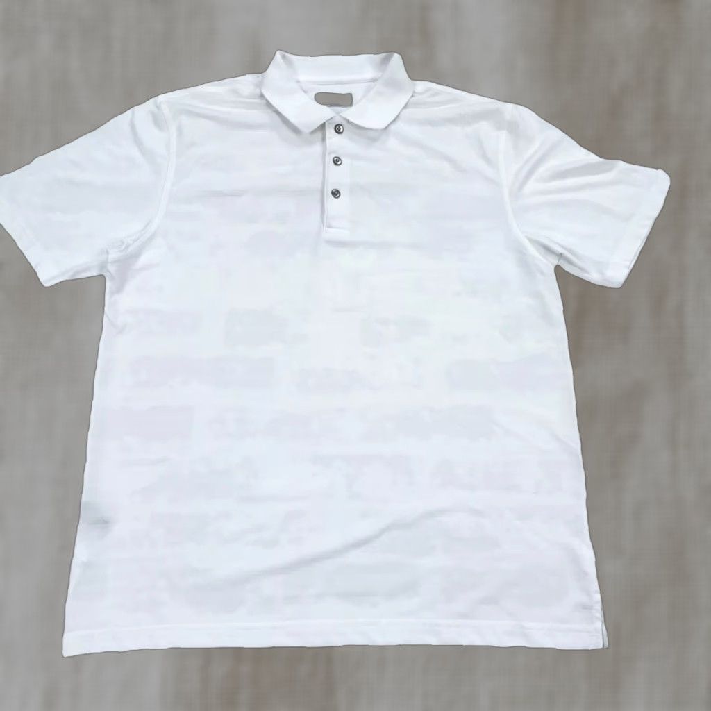 Vintage Pro Tour Polo Shirt Men XL White Performance Quick Dry Golf Tennis Breathable Shirt Adult Size US XL / EU 56 / 4 - 1 Thumbnail