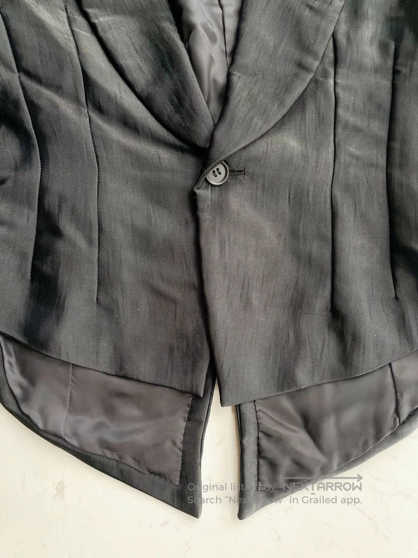 SHINICHIRO ARAKAWA Unique Black Tailed Coat by Shinichiro Arakawa. Size M / US 6-8 / IT 42-44 - 5 Thumbnail