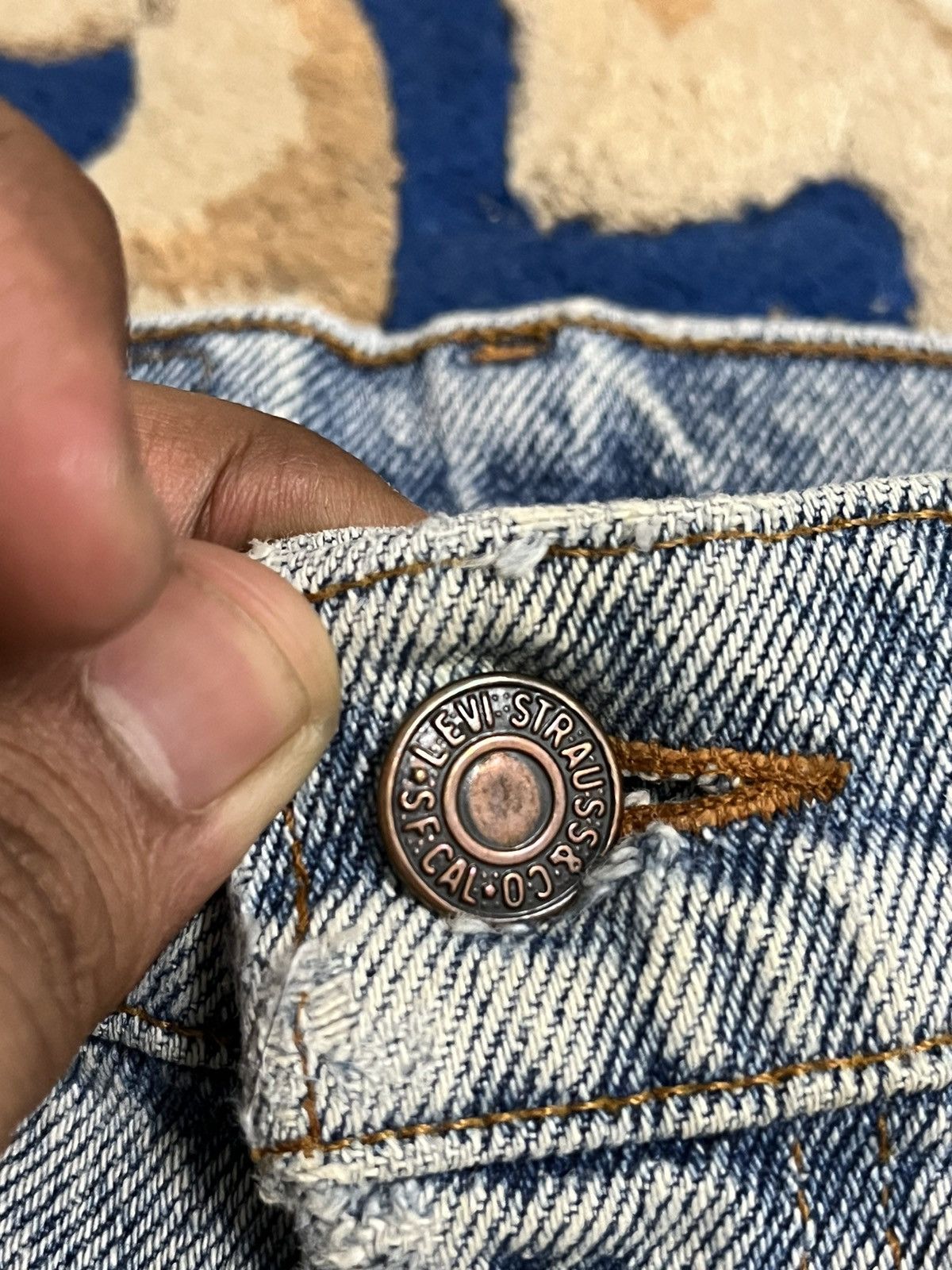 Levi's Levis 80’s 505 Disstressed Denim Size US 29 - 3 Thumbnail