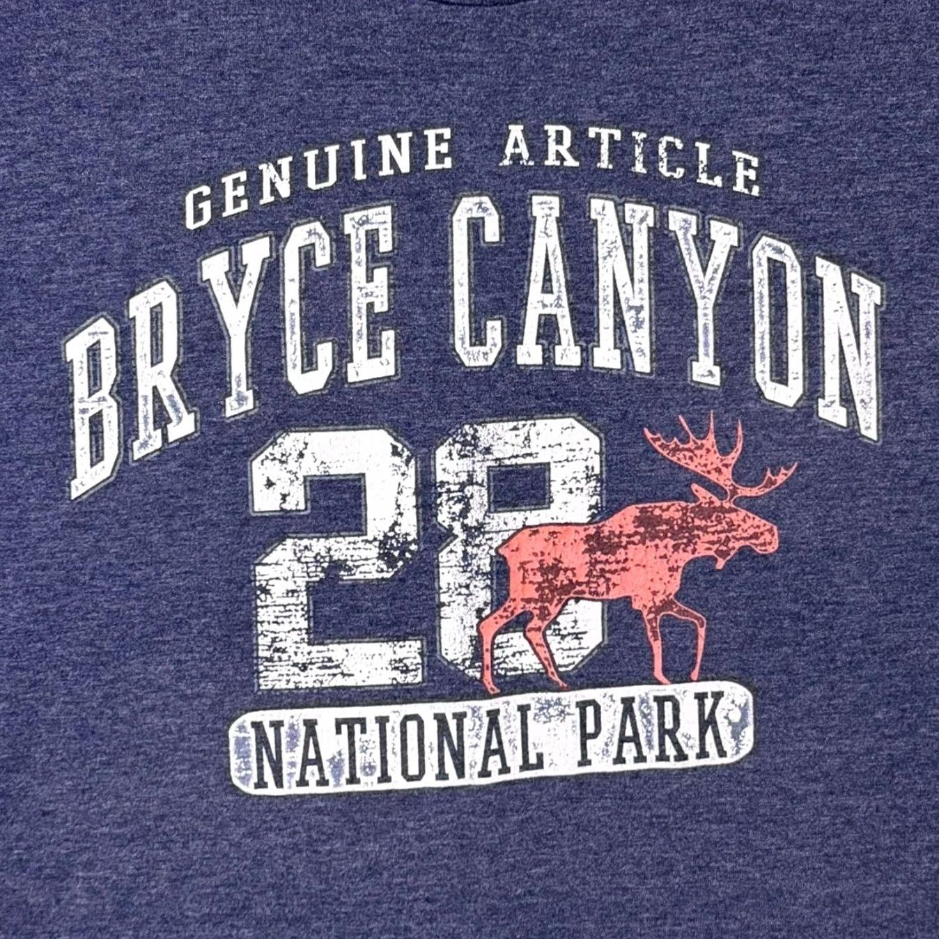 Vintage Alstyle Bryce Canyon National Park USA Tourist Graphic Blue T-Shirt XL Mens Short Sleeve Cotton Size US XL / EU 56 / 4 - 3 Thumbnail