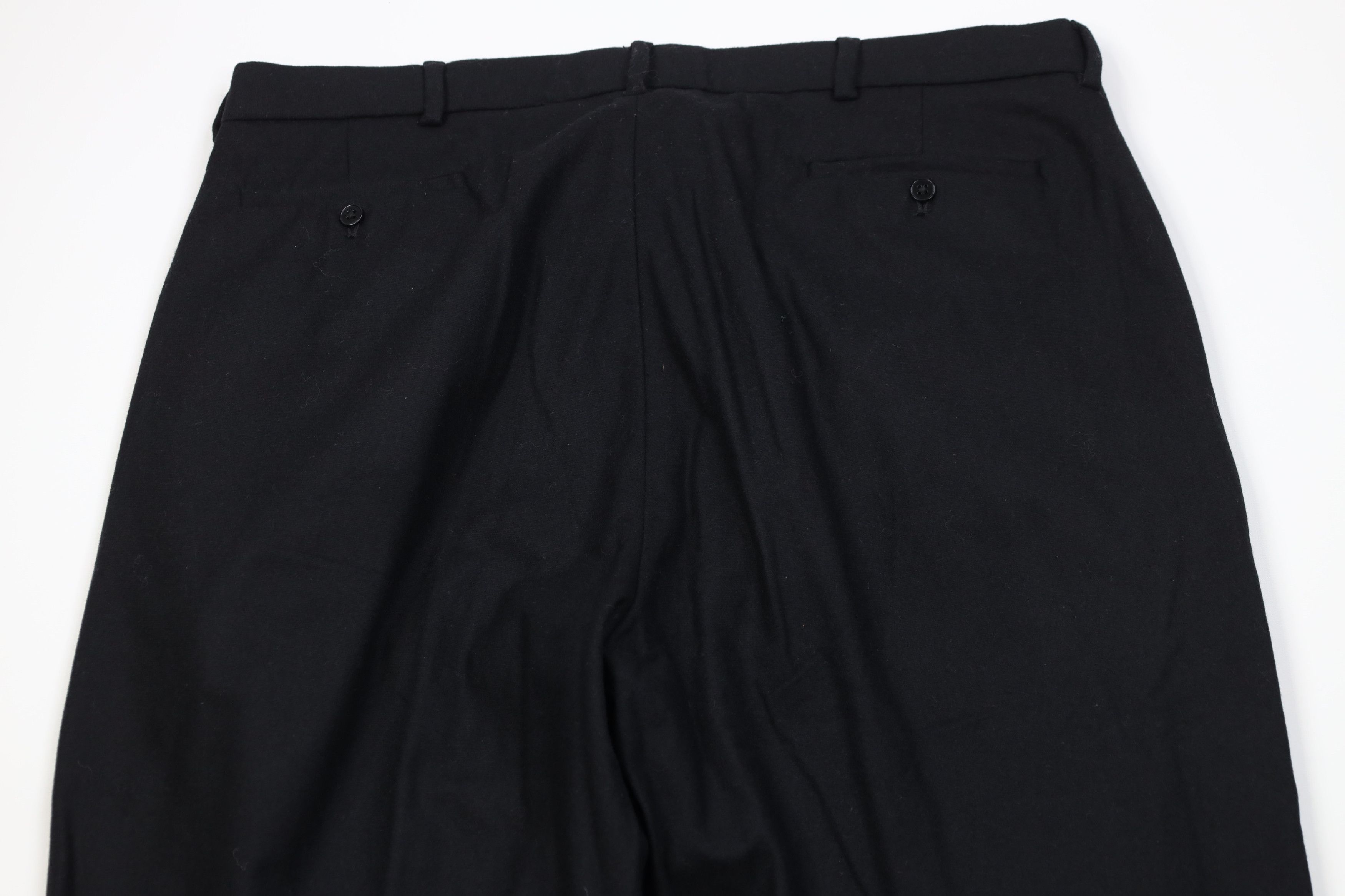 Polo Ralph Lauren Vintage 90s Ralph Lauren Knit Wide Leg Chino Pants Black Size US 40 / EU 56 - 12 Thumbnail