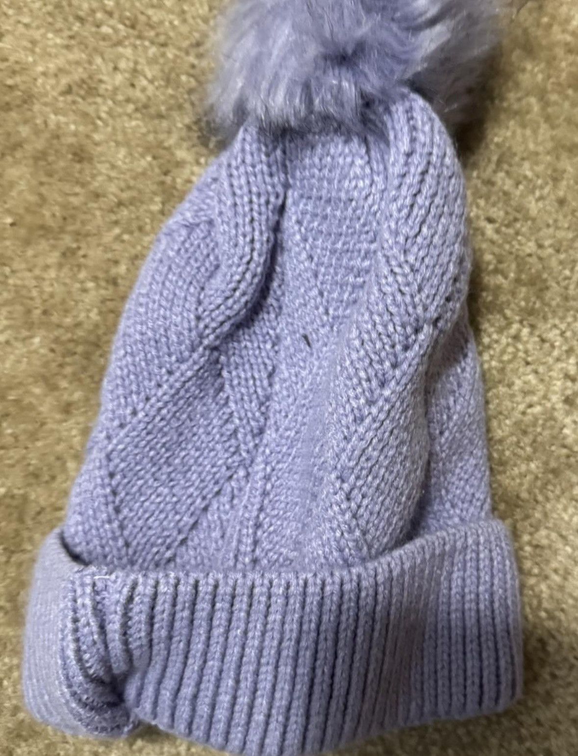 Steve Madden Purple pom hat Size ONE SIZE - 3 Thumbnail