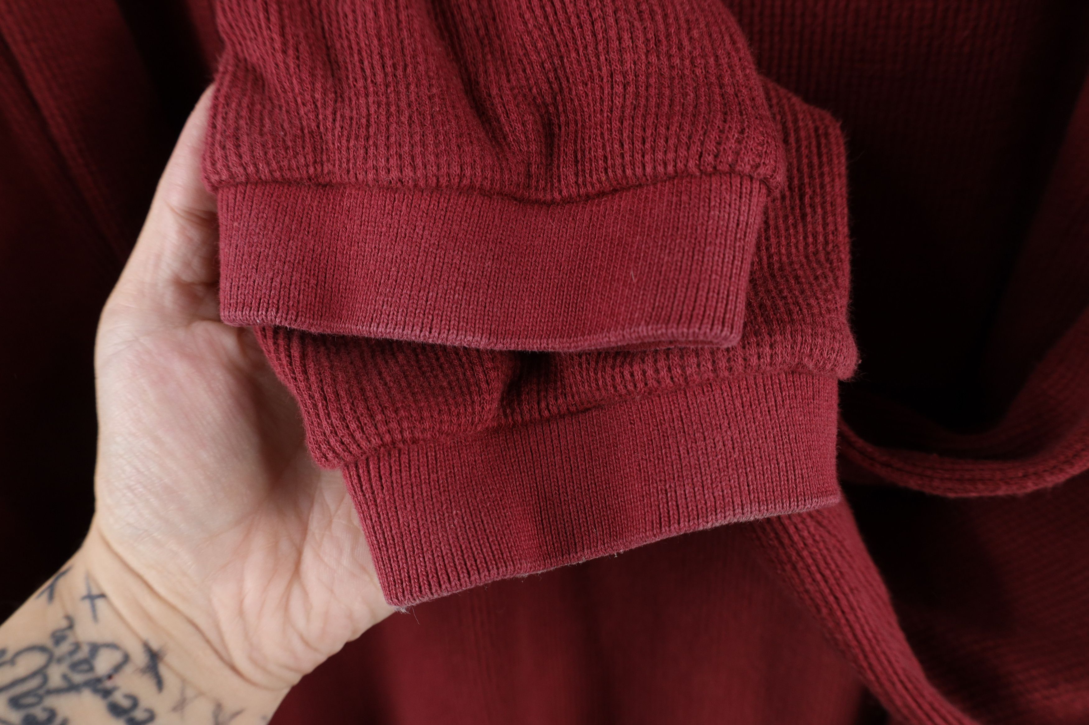 Vintage × Woolrich Woolen Mills Vintage 90s Woolrich Thermal Ribbed Knit Long Sleeve T-Shirt Size US XXL / EU 58 / 5 - 5 Thumbnail