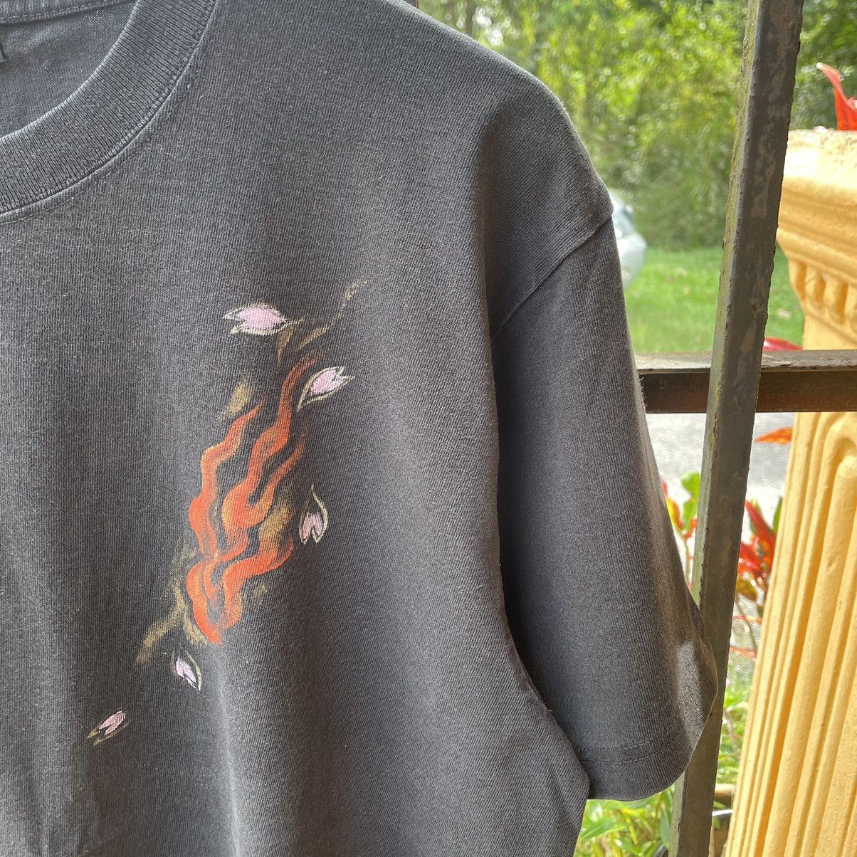 Japanese Brand × Vintage 🔥🇯🇵Kyoto Styles Big Motive Mystical Demon Cat Sukajan Tee Size US L / EU 52-54 / 3 - 4 Thumbnail