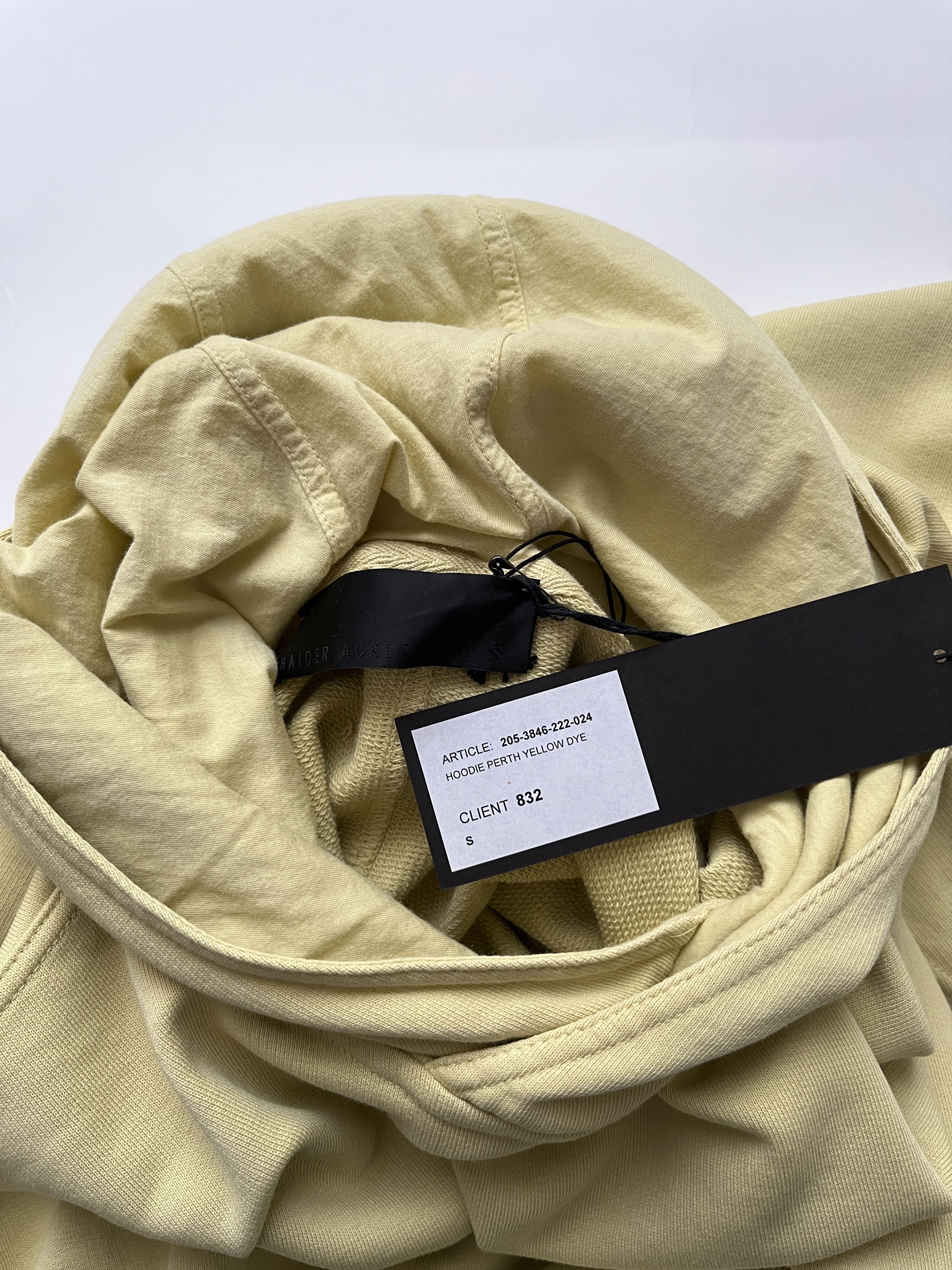 Haider Ackermann ⚡️QUICK SALE⚡️Haider Ackermann Perth Yellow Dye Hoodie Size US S / EU 44-46 / 1 - 6 Thumbnail