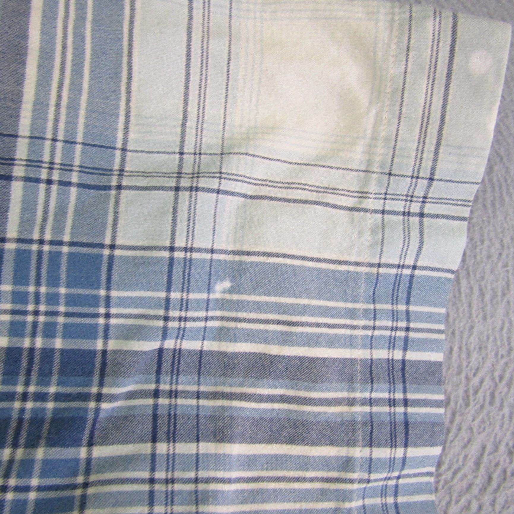 Ralph Lauren VINTAGE Ralph Lauren Men's Shirt Large Blue Plaid Cotton Casual Button-Up Outdoors Mens Size US L / EU 52-54 / 3 - 7 Thumbnail