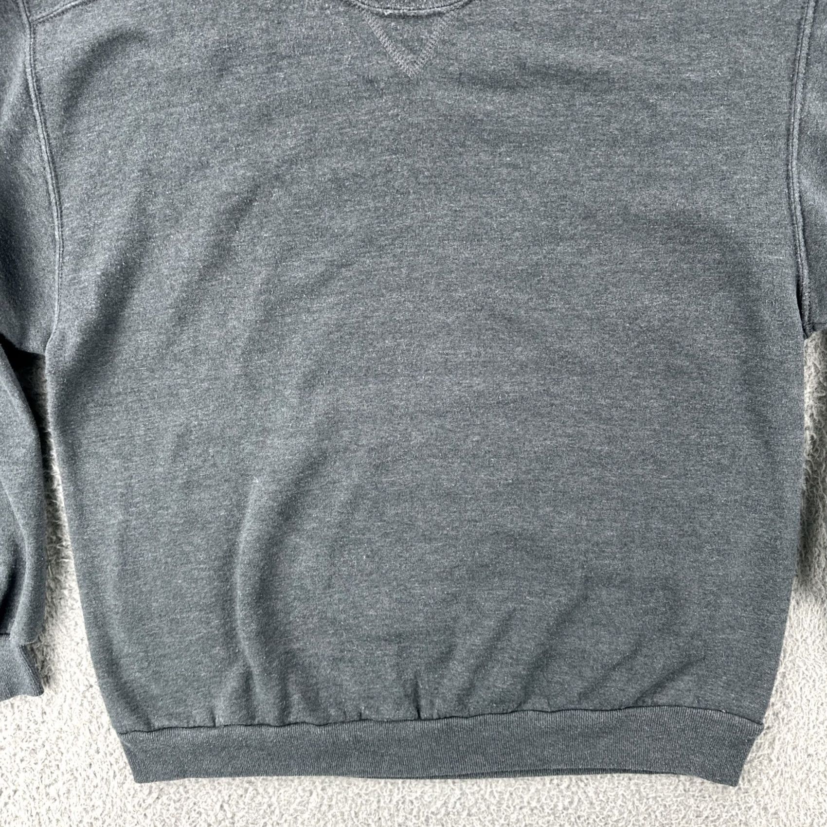 Jerzees VINTAGE Jerzees Premium Fit Adult L Solid Gray Crew Neck Boxy Sweatshirt Y2K 90s Unisex Mens Womens Shirt Hoodie? Size US L / EU 52-54 / 3 - 4 Thumbnail