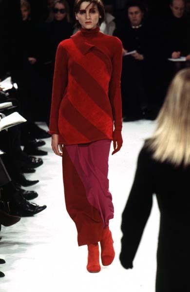 Ann Demeulemeester AW96 Red Twisted Turtleneck Size M / US 6-8 / IT 42-44 - 5 Thumbnail