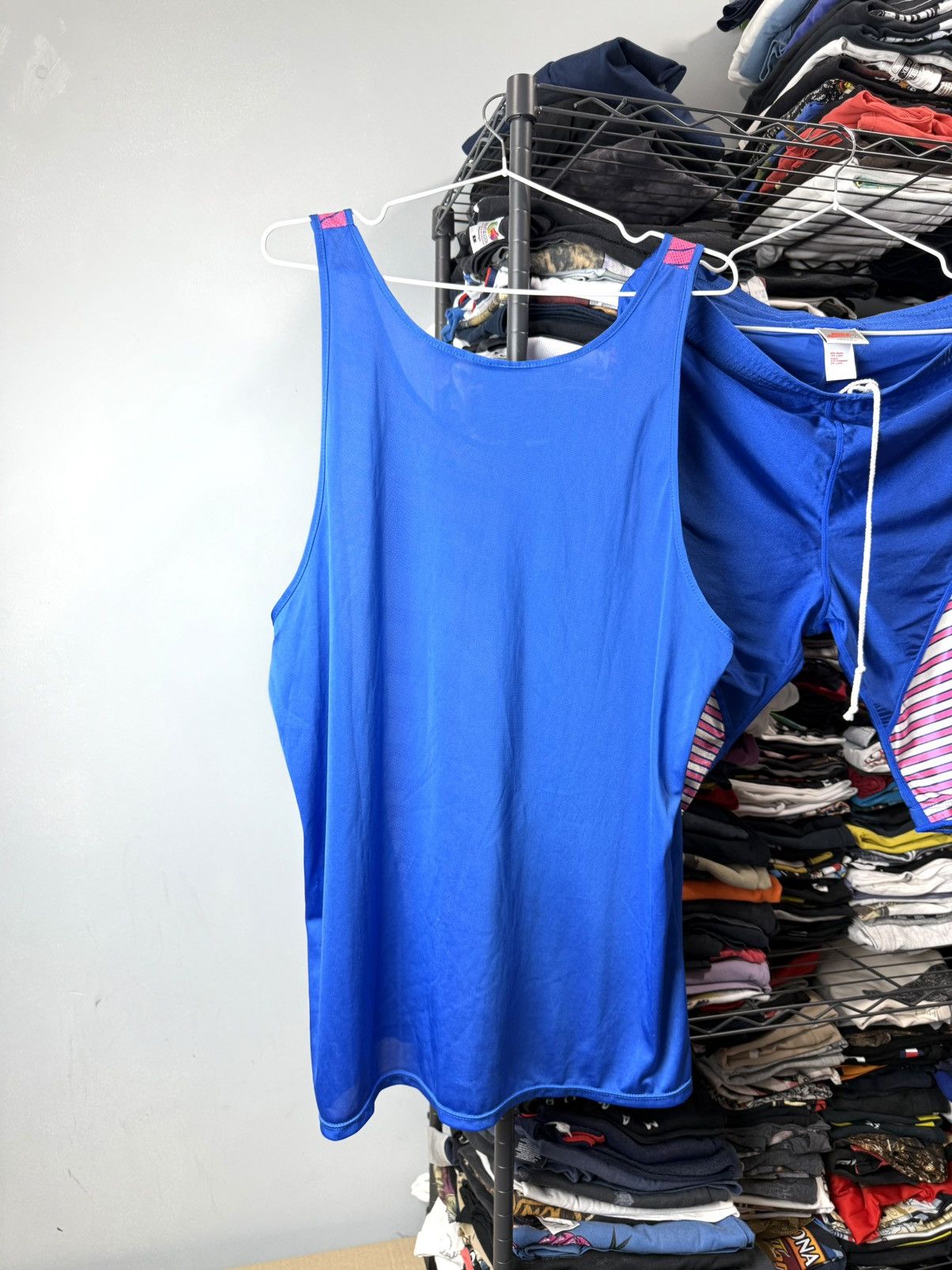 Nike Vintage 80-90’s Nike Full Set Bicycle Jersey T Shirt Shorts Size US XL / EU 56 / 4 - 6 Thumbnail