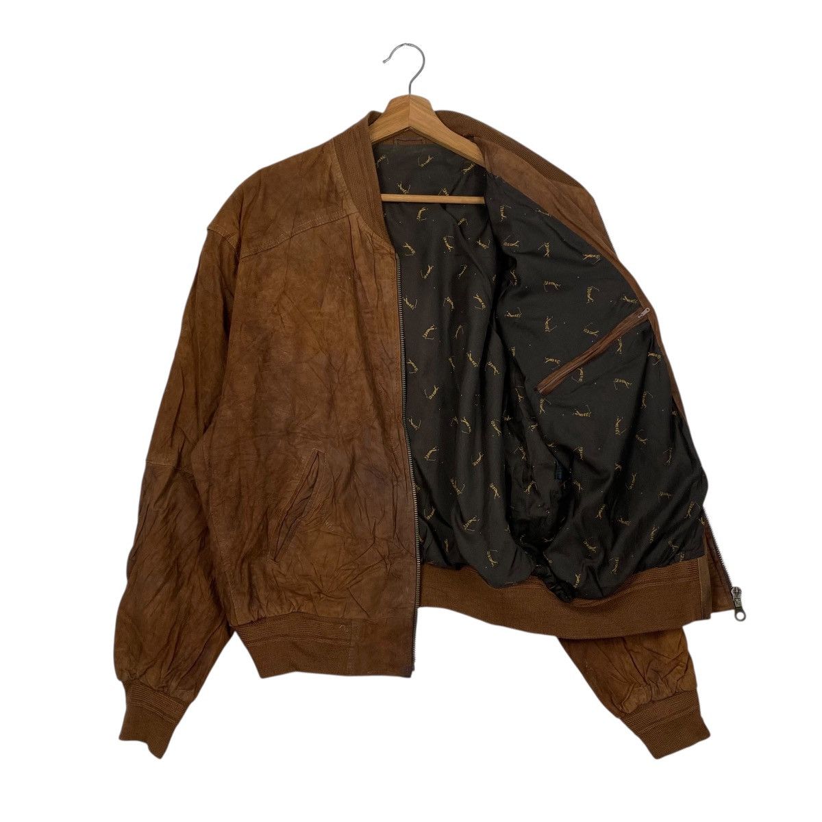 Other Vintage suede leather bomber jacket Size US M / EU 48-50 / 2 - 11 Thumbnail
