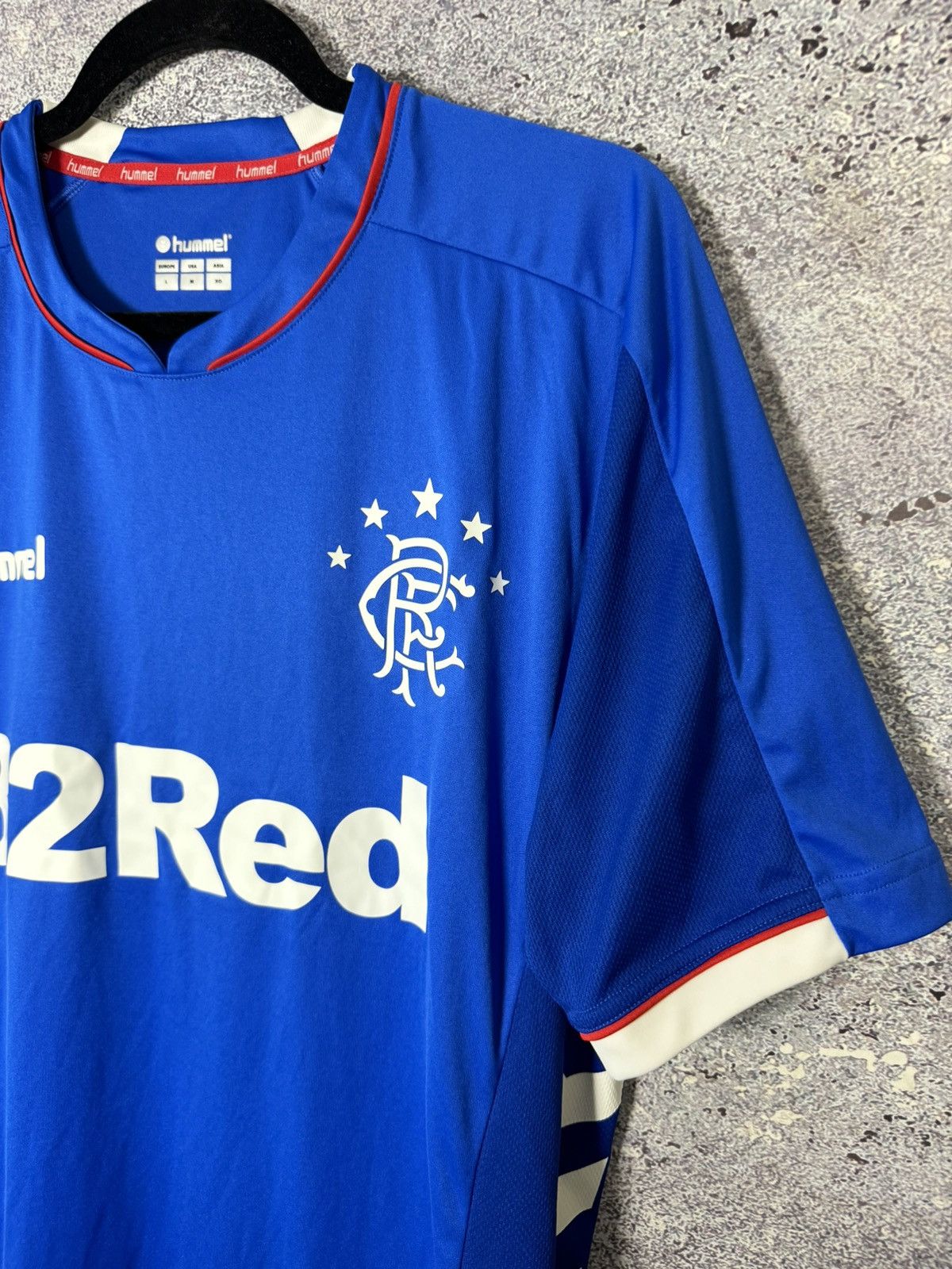 Hummel × Vintage Vintage Rangers FC 2018/19 Hummel Soccer Jersey Blokcore Size US M / EU 48-50 / 2 - 8 Thumbnail