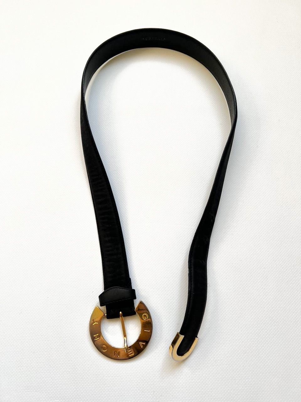 Givenchy × Japanese Brand × Vintage Vintage Givenchy luxury belt gold logo big buckle Size ONE SIZE - 6 Thumbnail