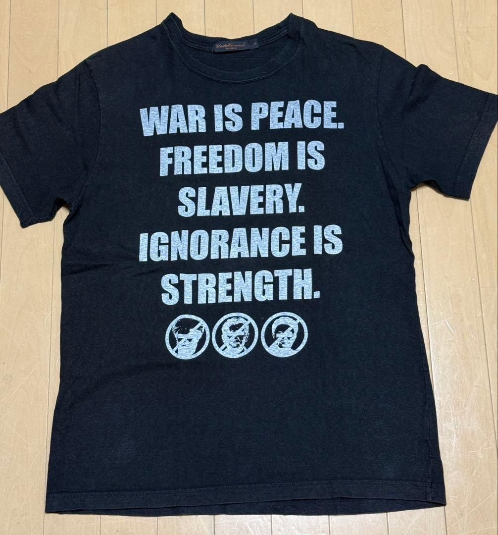 トップス UNDERCOVERISM 03AW 1984 WAR IS PEACE Tee Undercover 1984 War is Peace Tee | Grailed