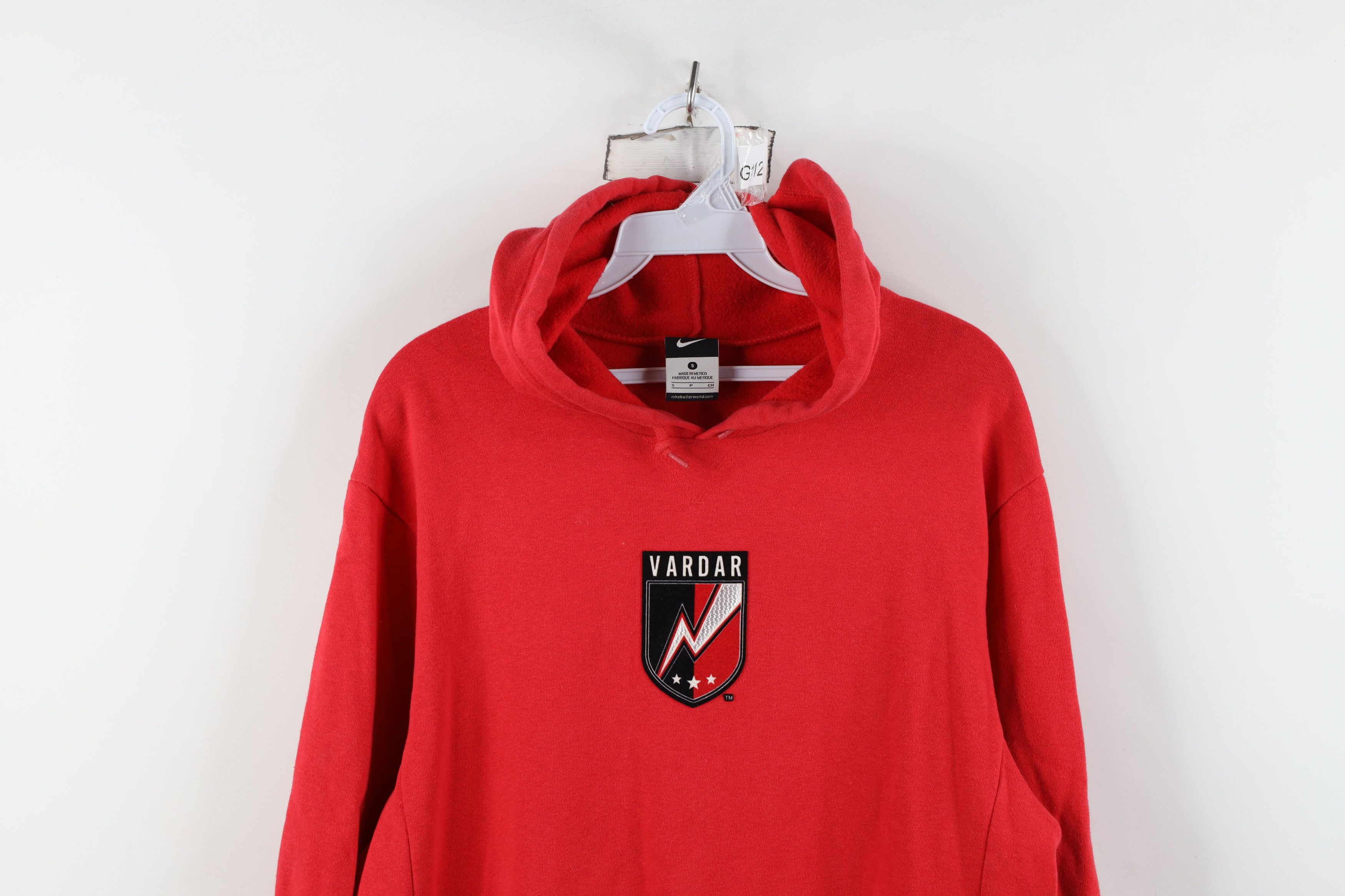 Nike Vintage Nike Center Swoosh Vardar Soccer Michigan Hoodie Size US S / EU 44-46 / 1 - 2 Thumbnail