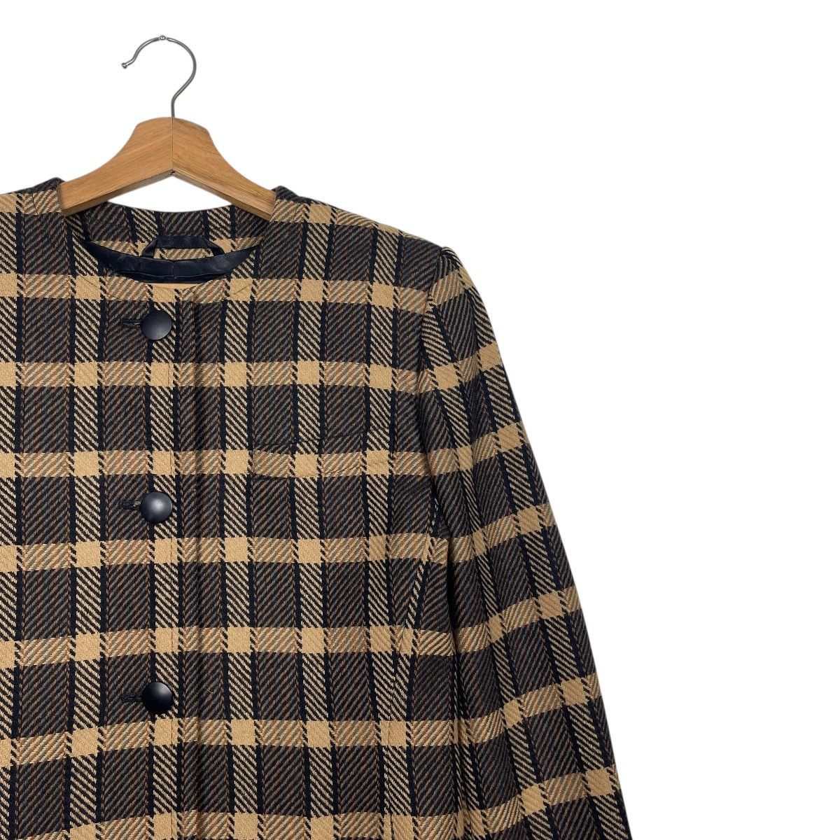 Aquascutum Vintage Aquacustum Check Button Jacket Size M / US 6-8 / IT 42-44 - 5 Thumbnail