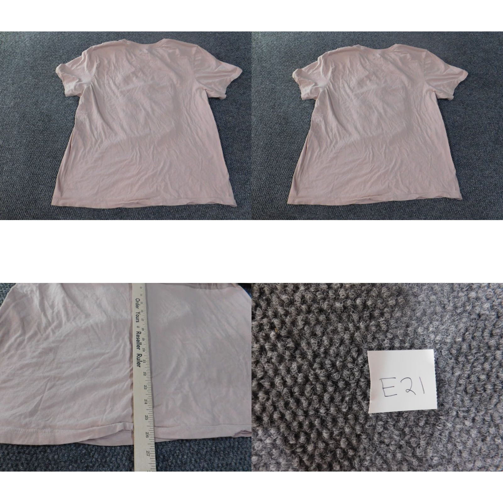 Nike Nike Shirt Mens Large Pink graphic Swoosh Just Do It Logo Classic T-Shirt Short Sleeve Crew Neck Cotton Moisture Wicking Nike Logo Regular Fit Mens Size US L / EU 52-54 / 3 - 8 Thumbnail