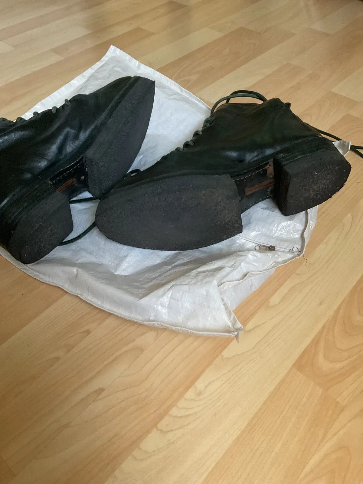 Carol Christian Poell carol christian poell 2010 paper dart combat boots Size US 9.5 / EU 42-43 - 3 Thumbnail