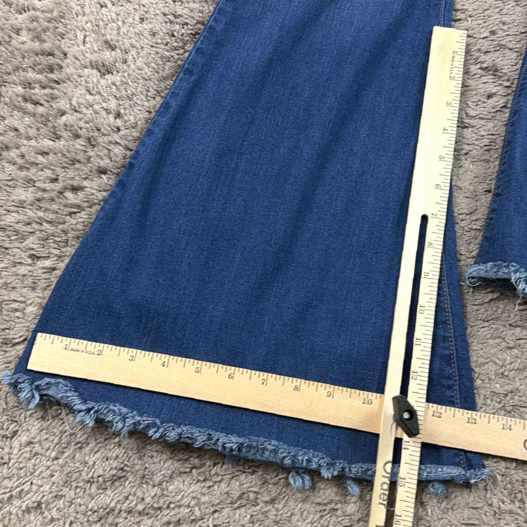 Vintage Judy Blue Jeans Womens 5 Flared High Rise Dark Wash Stretch Denim Regular Size 5 24x31 Blue Jeans Womens Flared Stretch 31 Inseam Size 27" / US 4 / IT 40 - 6 Thumbnail