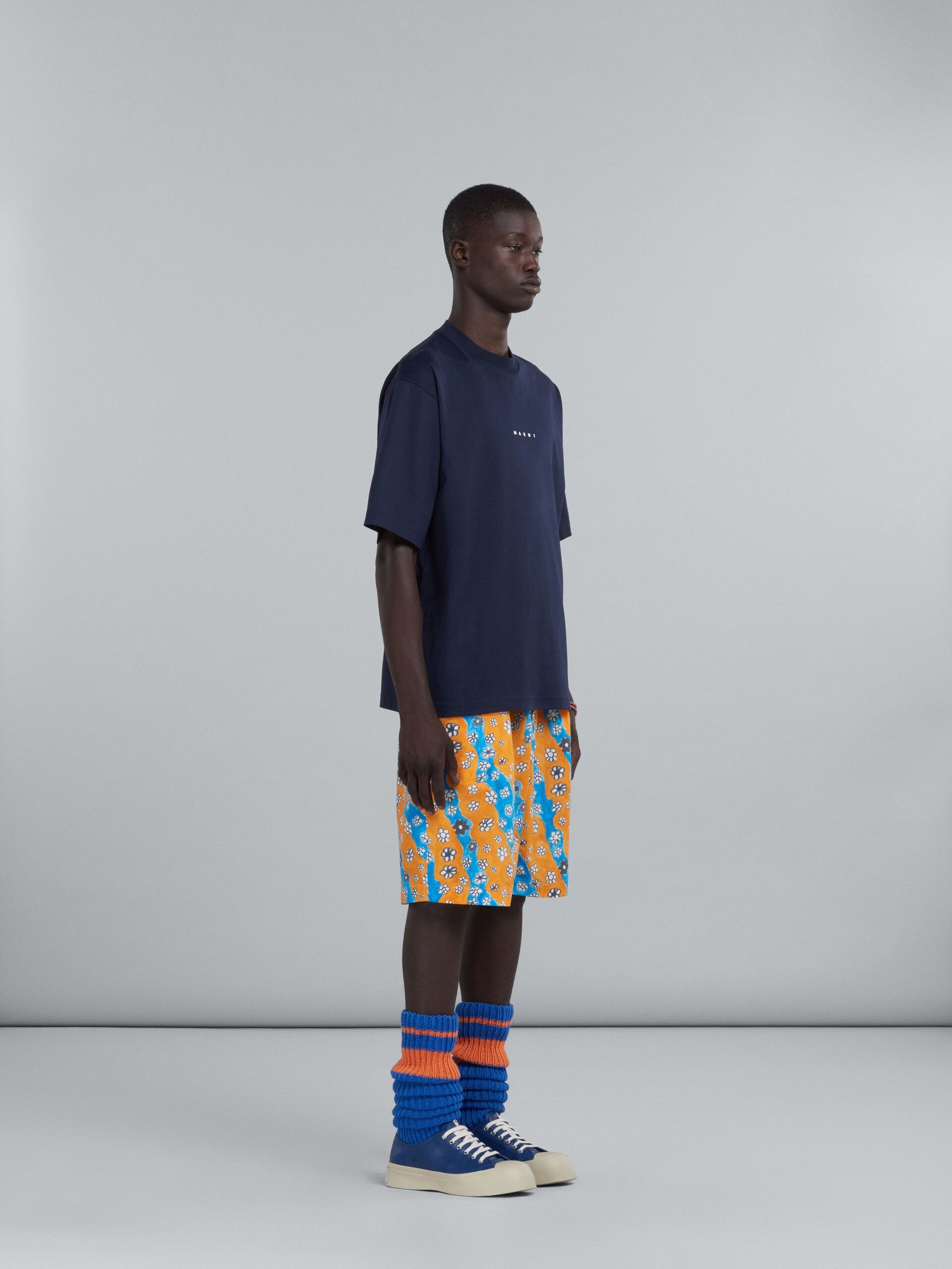Marni o1f1d3z0625 T-Shirt in Blue Size US S / EU 44-46 / 1 - 5 Thumbnail